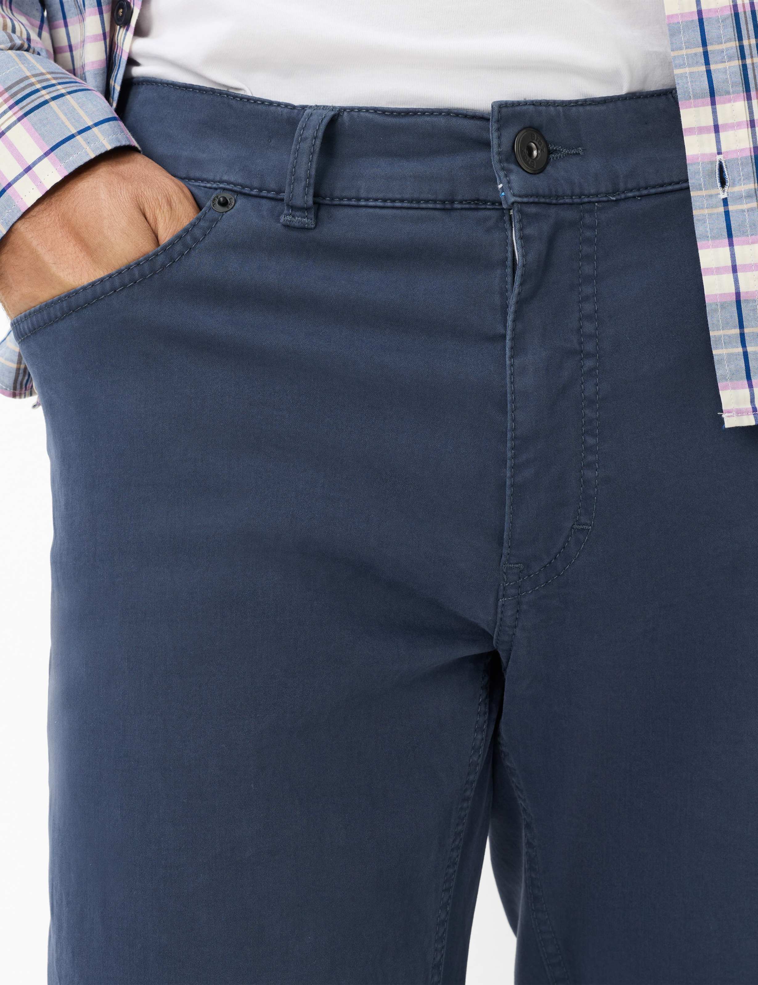 Homme Style COOPER Bleu Foncé Regular Fit Détail 2
