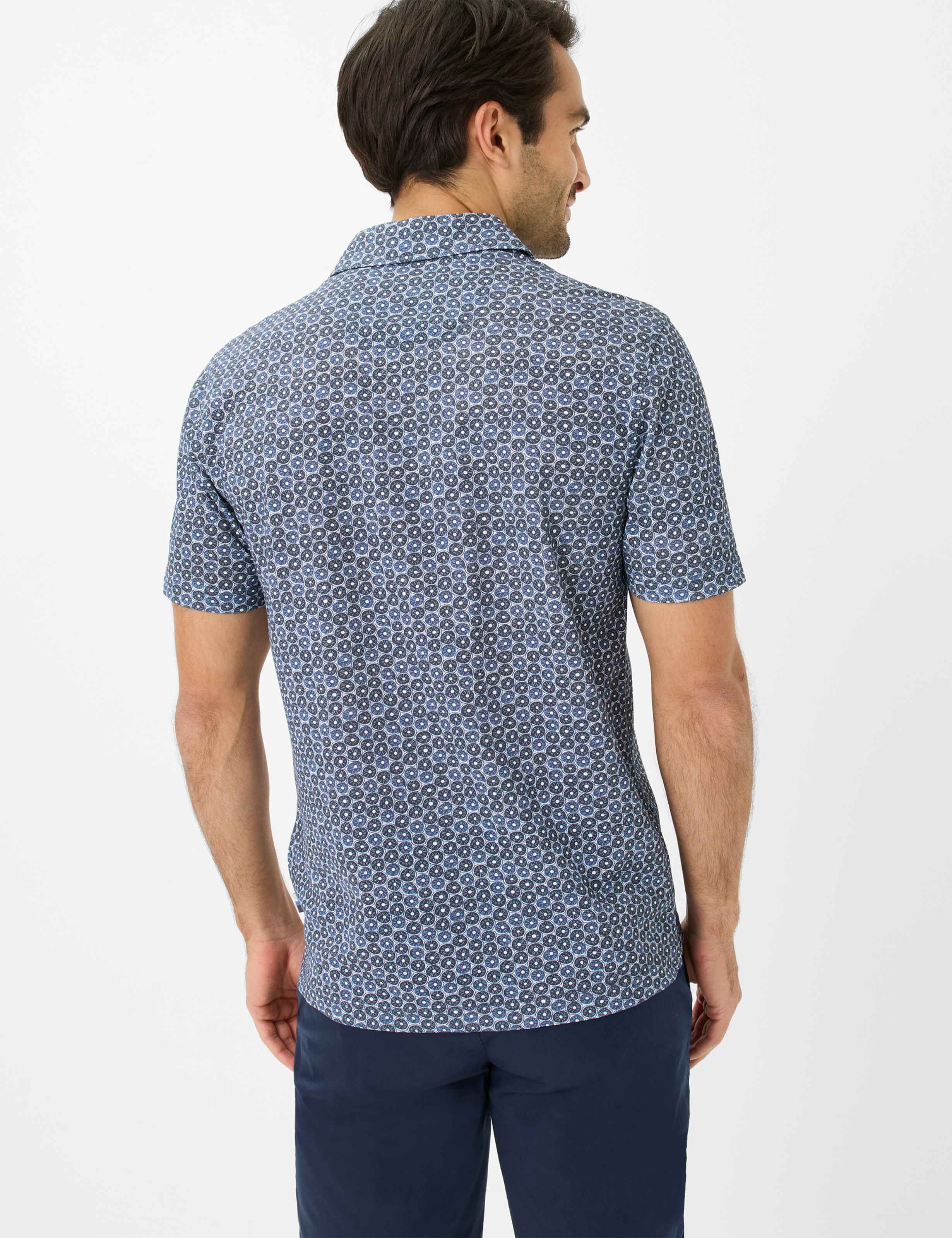 Men Style PICO Blue  Model back