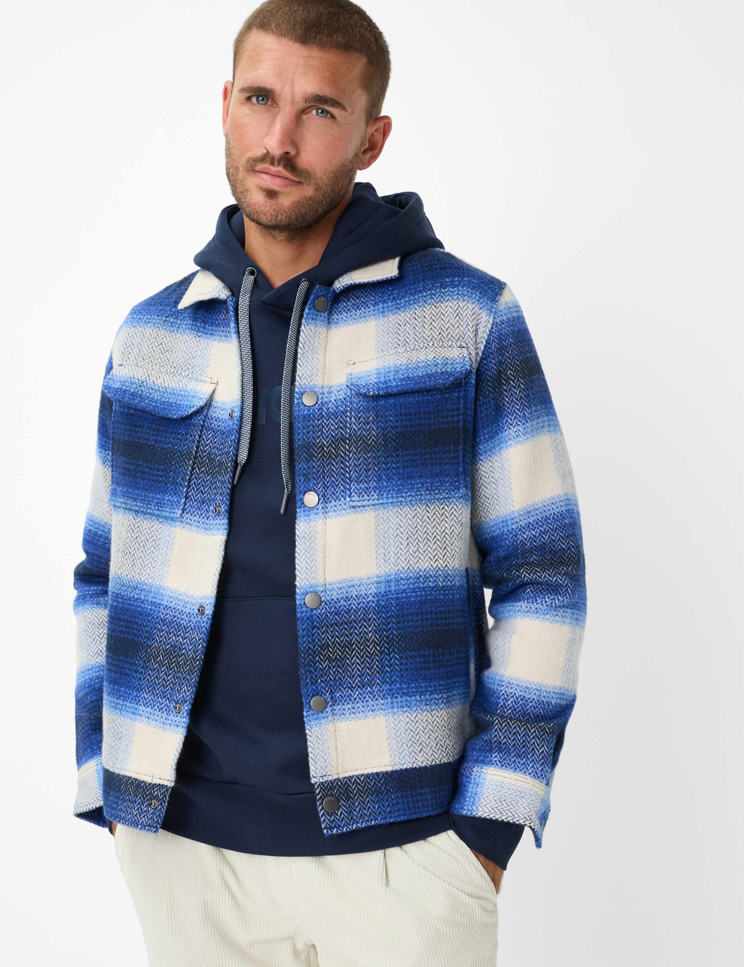 Thumbnail - Brax Herren Style SANTIAGO ice blue, Blau, Gr. 4XL