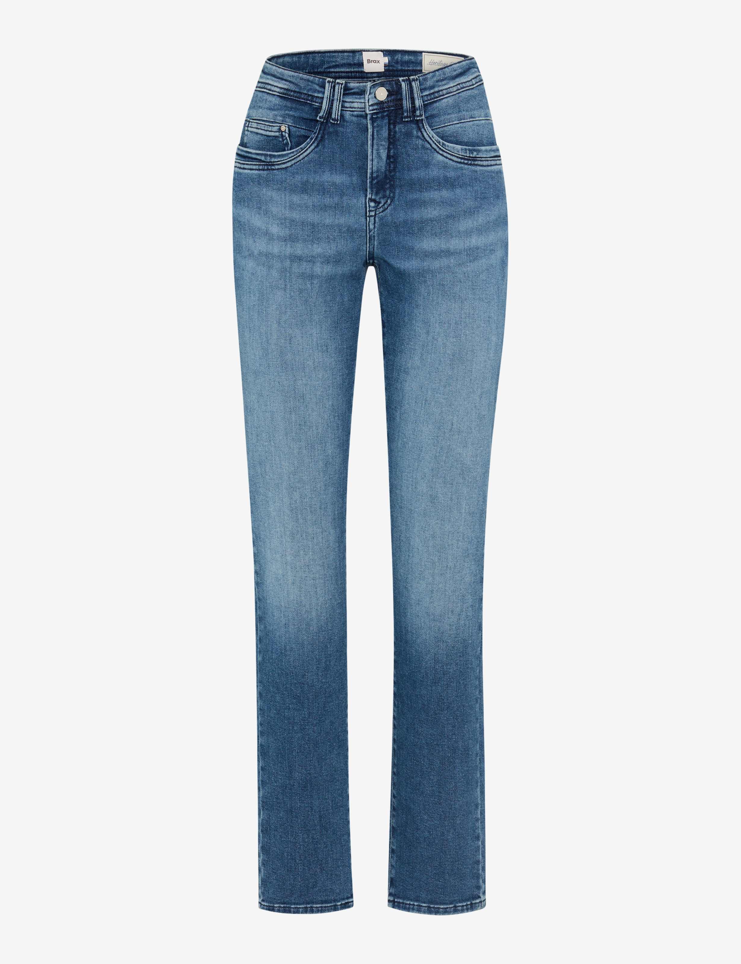 Femme Style CAROLA Denim Bleu Clair Feminine Fit Détourage avant