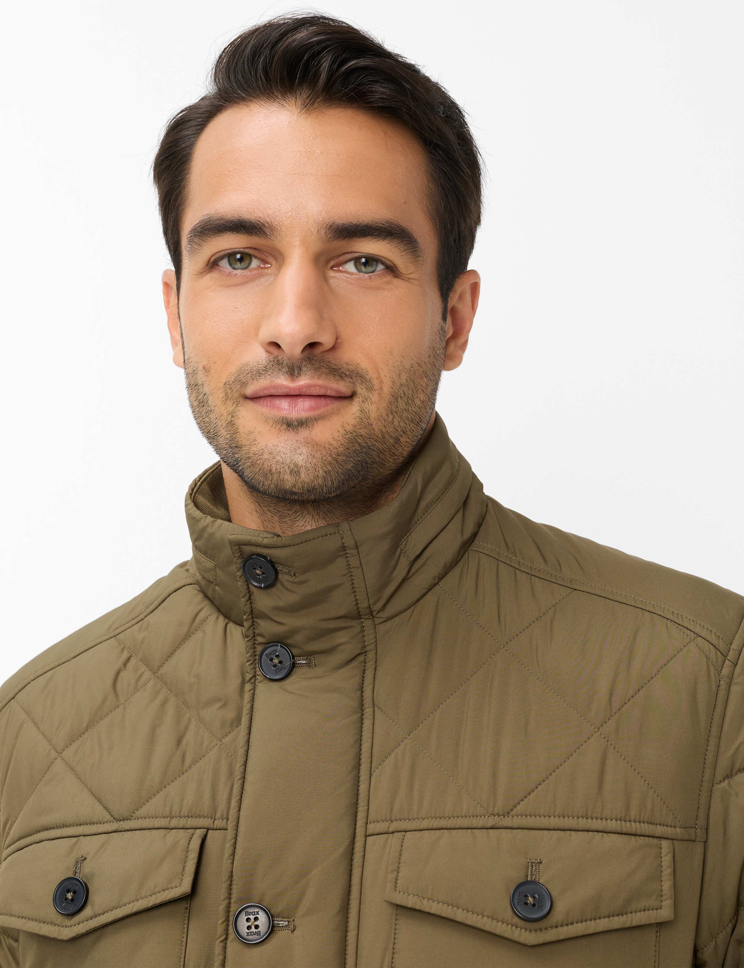 Men Style GEORGE Green – Khaki  Detail 2