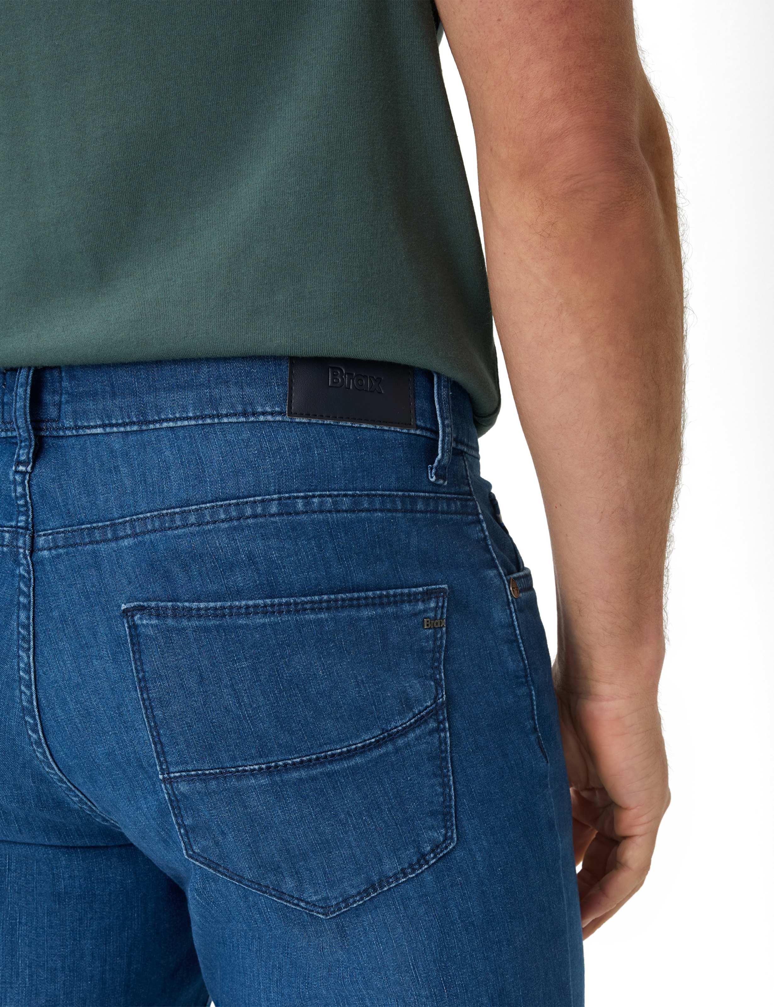 Men Style CADIZ Denim Blue Straight Fit Detail 2