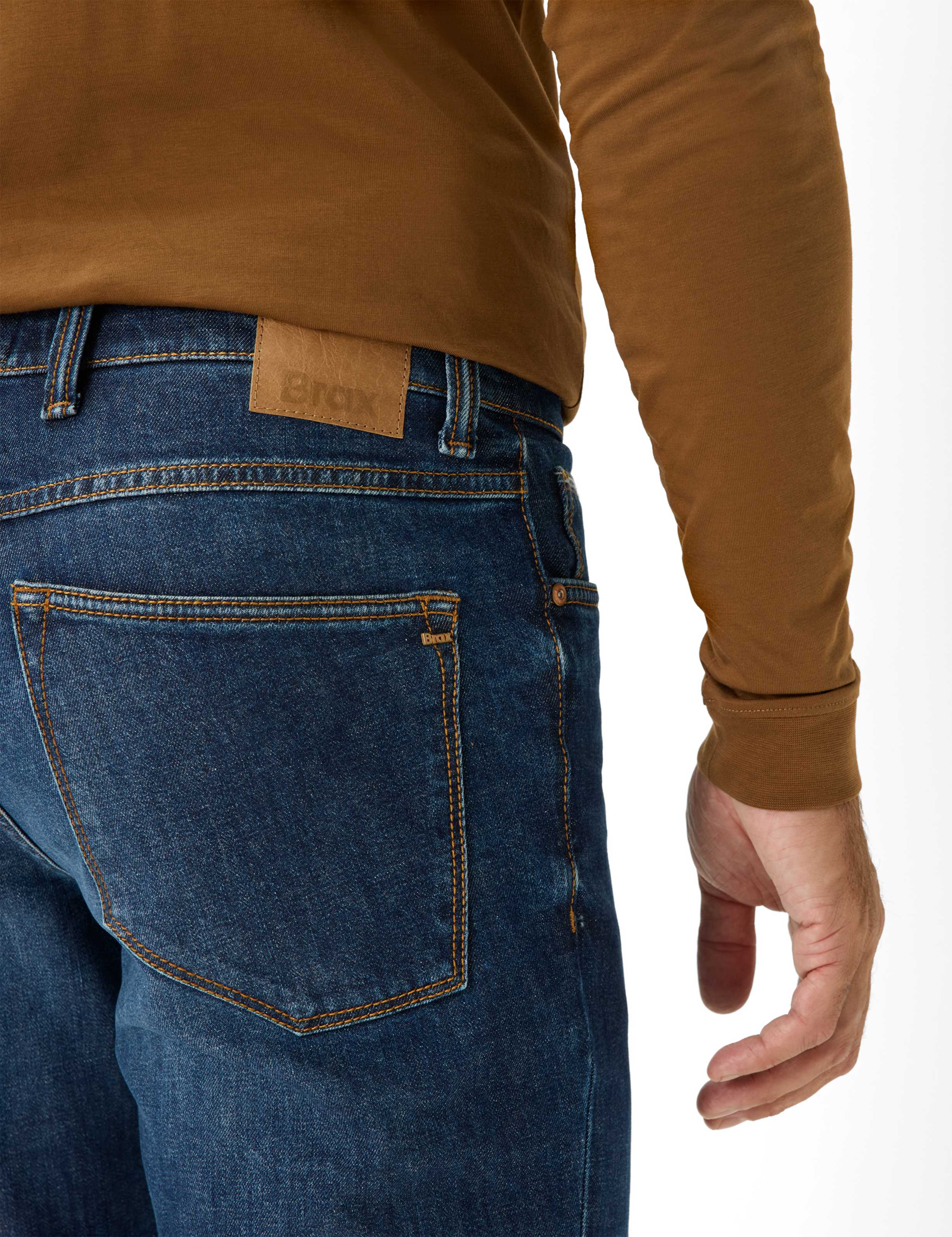 Men Style CURTIS Denim Blue Relaxed Fit Detail 2
