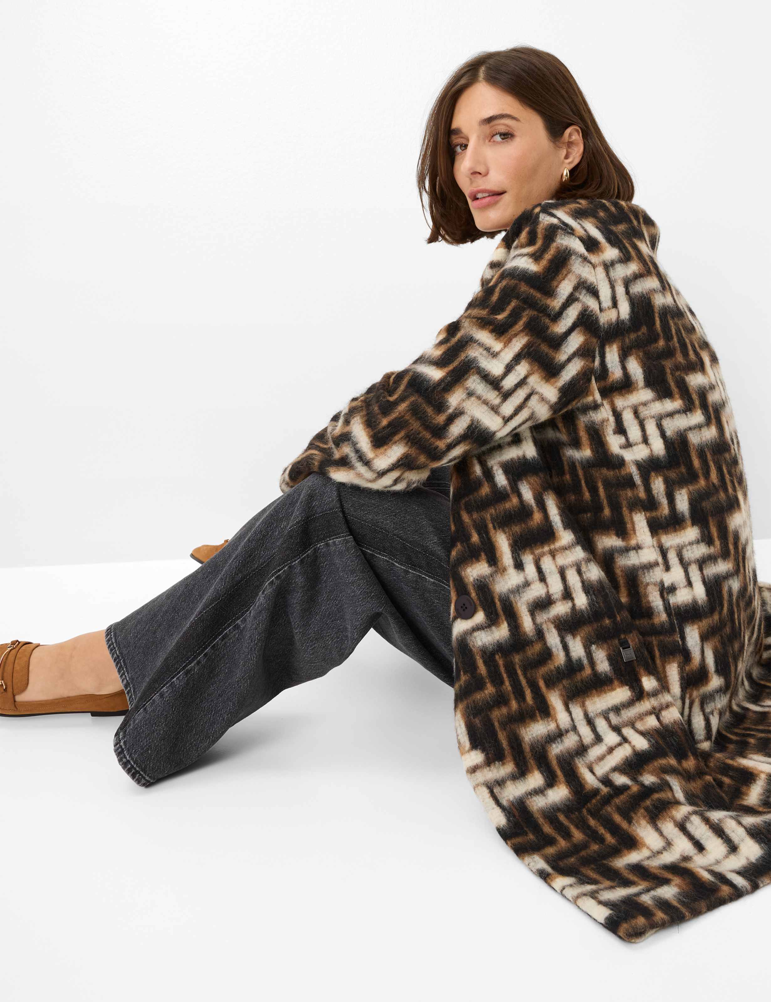 Damen Style DAVOS Braun  Detail 1