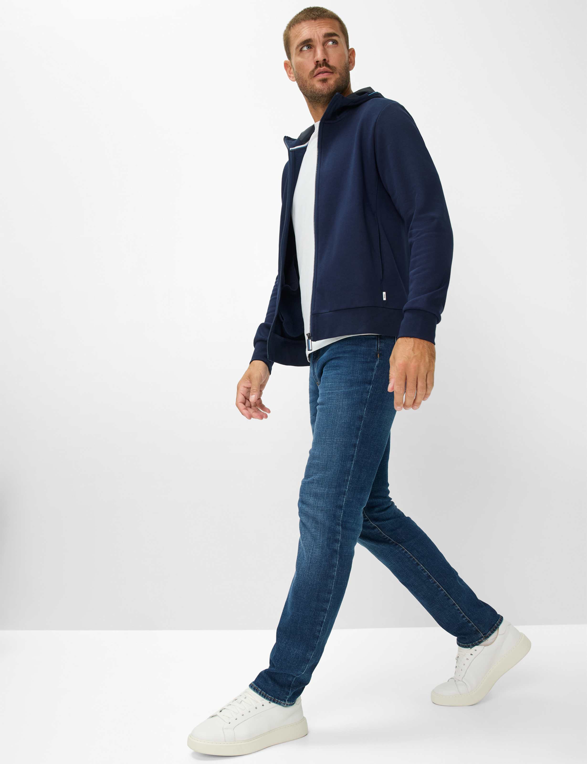 Homme Style CHUCK Denim Bleu Modern Fit Détail 1