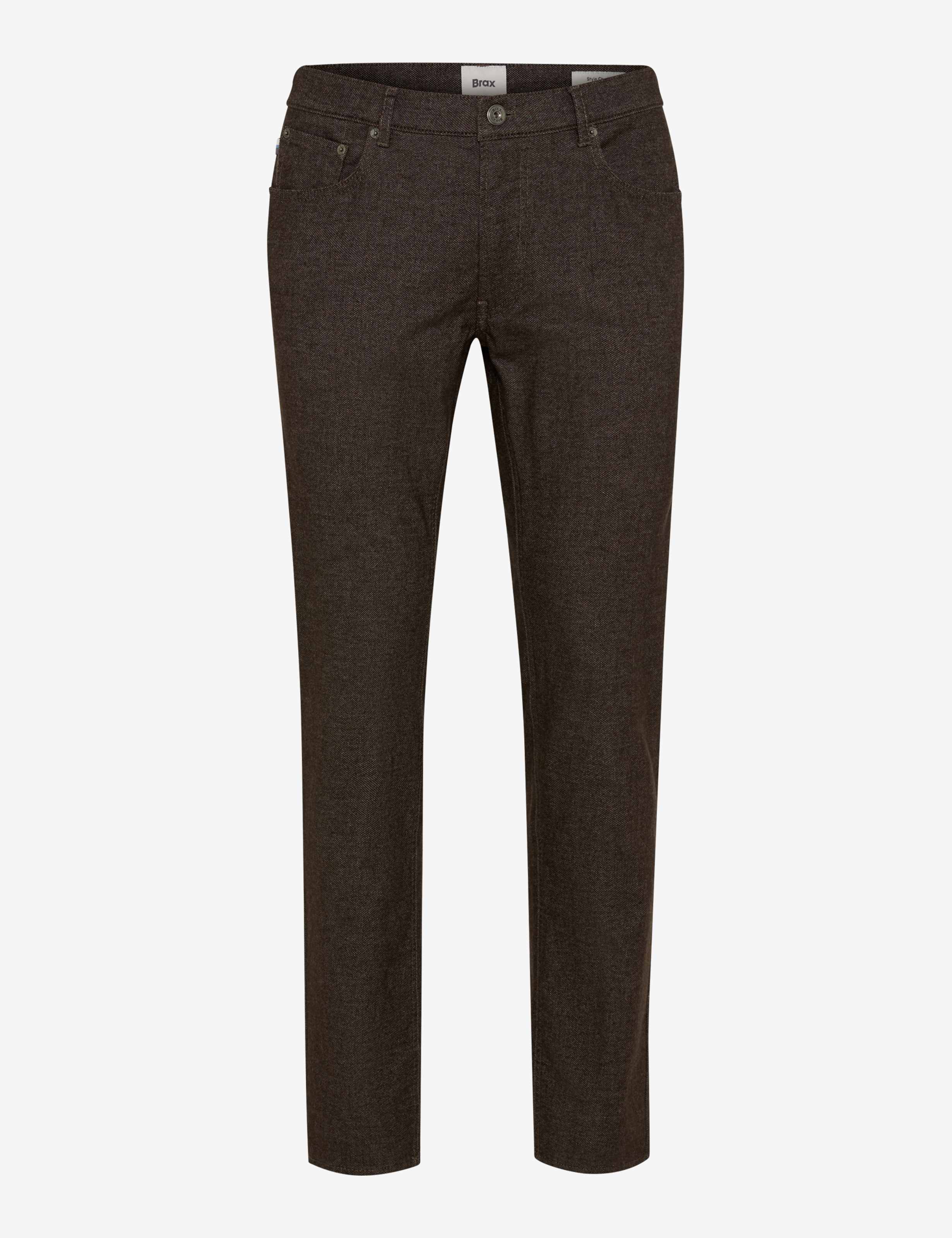 Homme Style CHUCK Marron Foncé Modern Fit Détourage avant