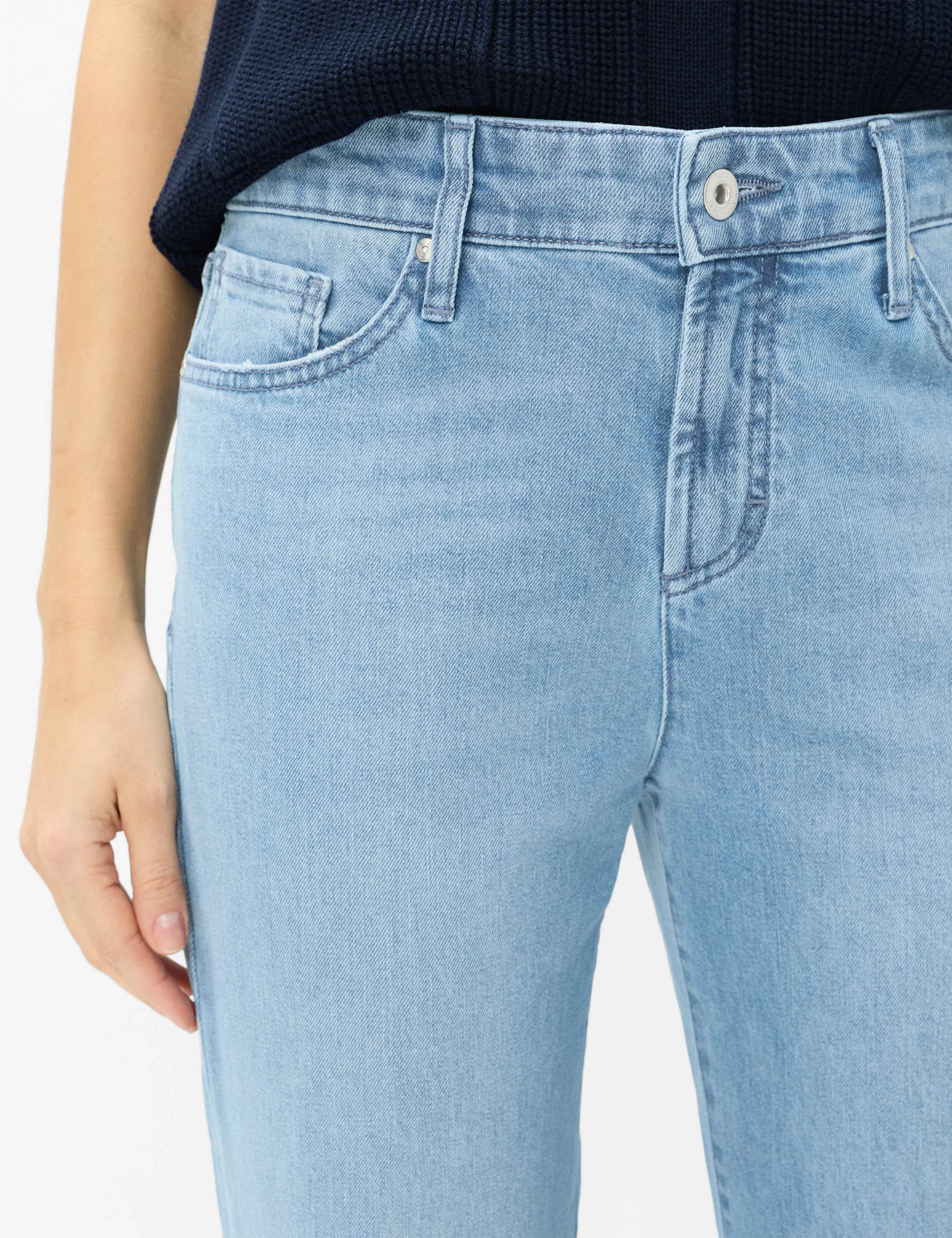 Damen Style MADISON S Denim Hellblau Straight Fit Detail 2