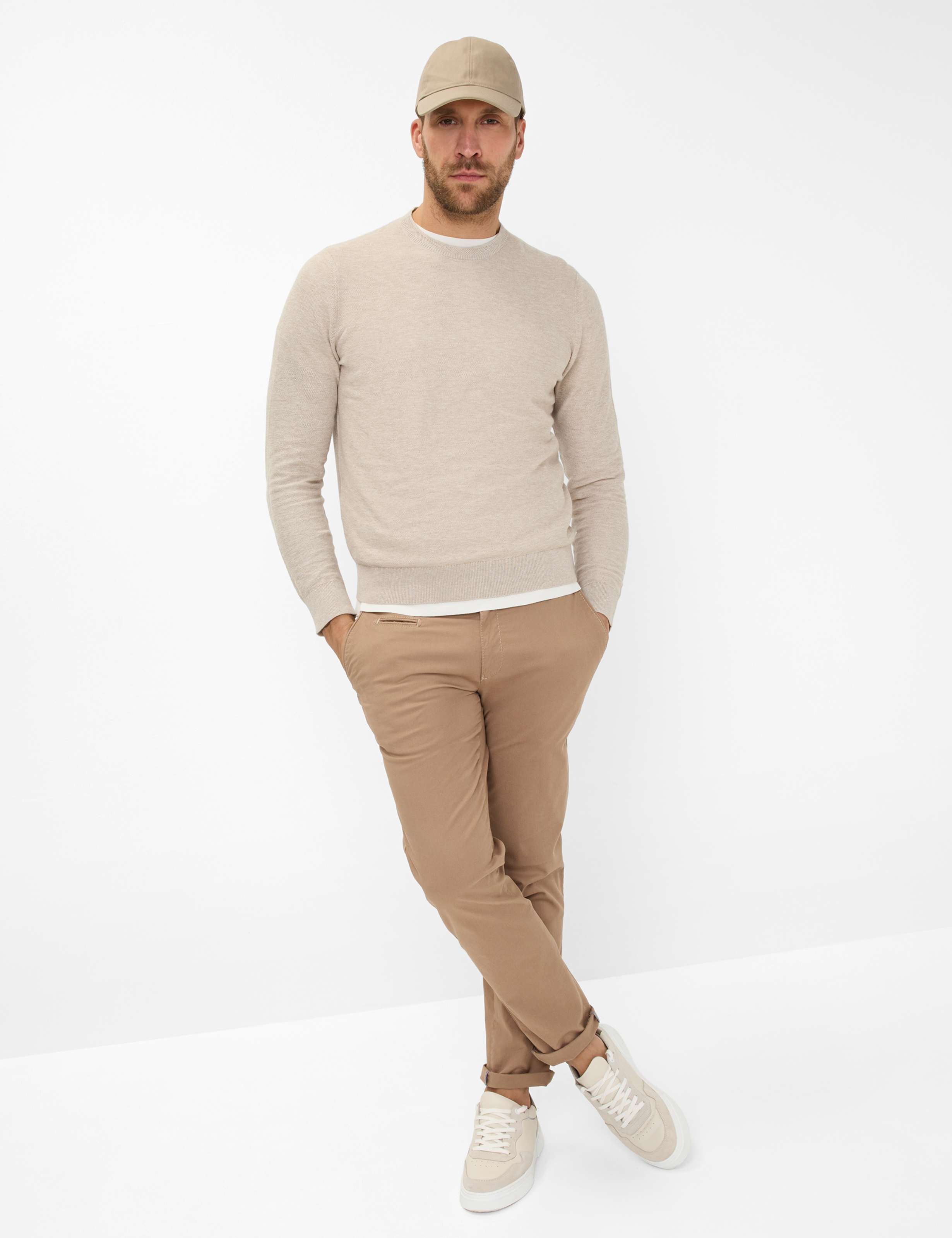 Men Style RICK Beige  Model Outfit