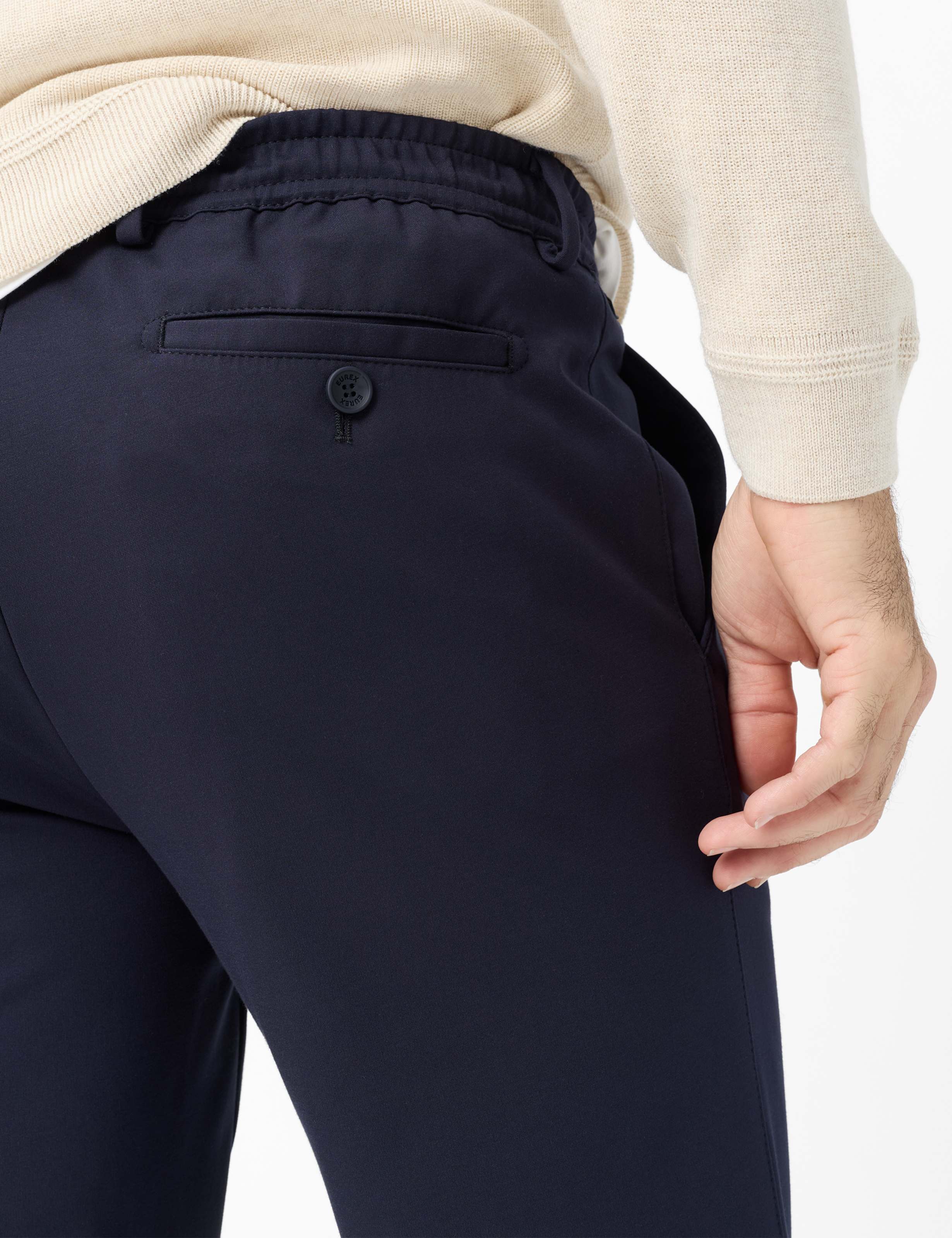 Herren Style THORE Dunkelblau Regular Fit Detail 2