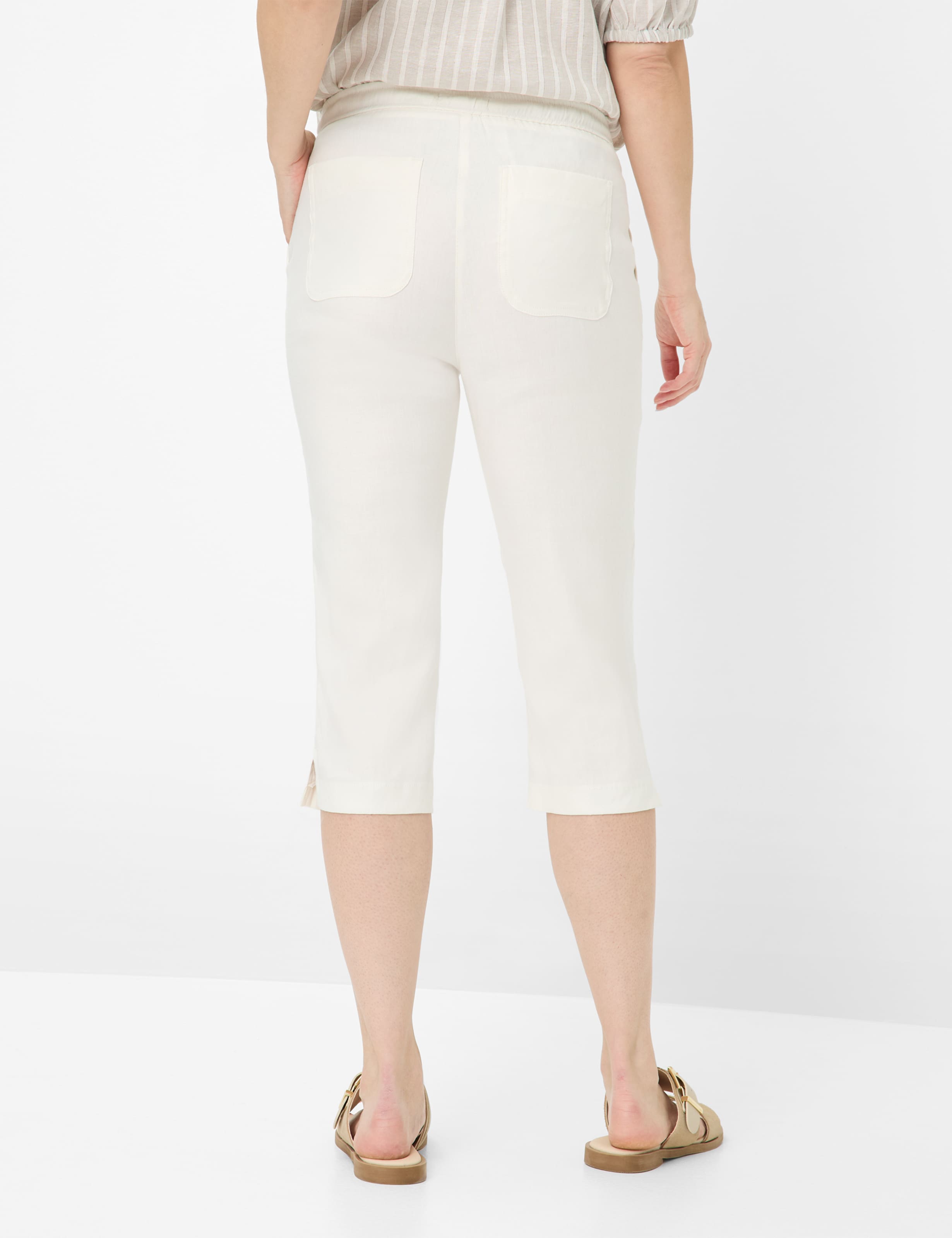 Femme Style PHILIPPA CAPRI Blanc Crème Slim Fit Dos mannequin