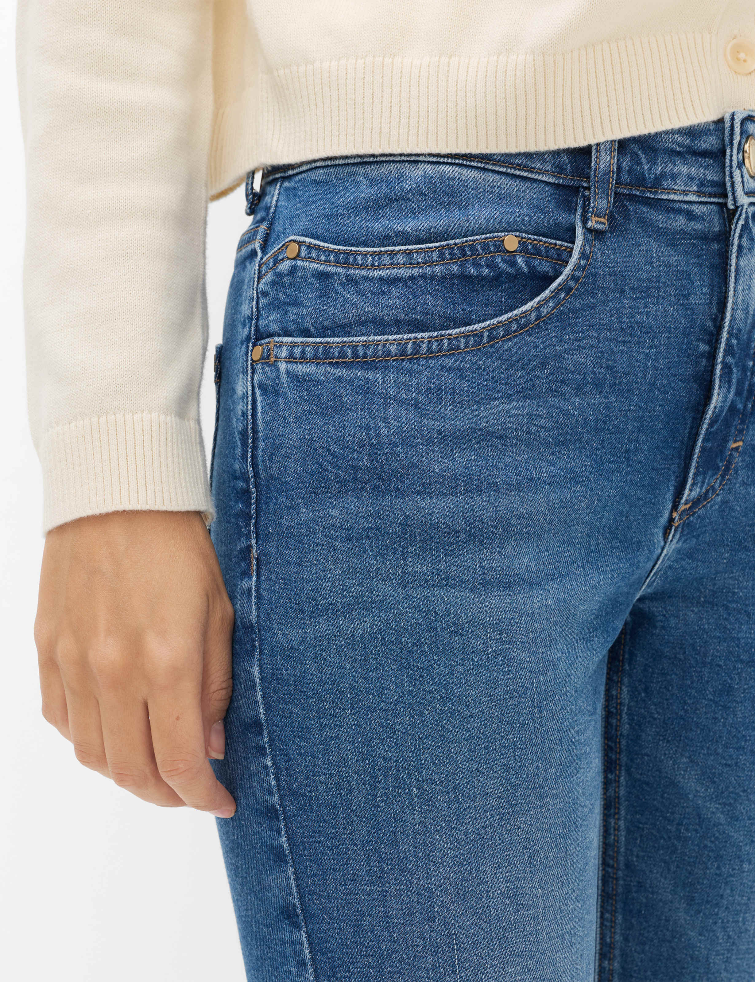 Women Style MARY Denim Blue Regular Regular Fit Detail 2