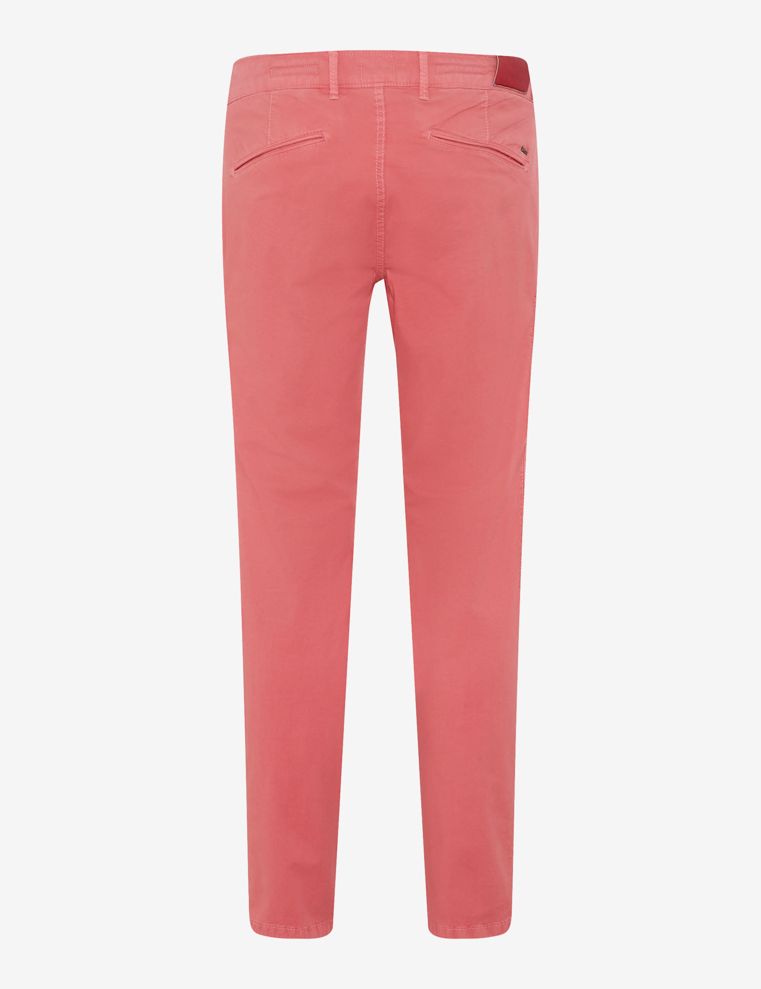 Herre Style SILVIO Lysrød Slim Fit Udskæring bagpå