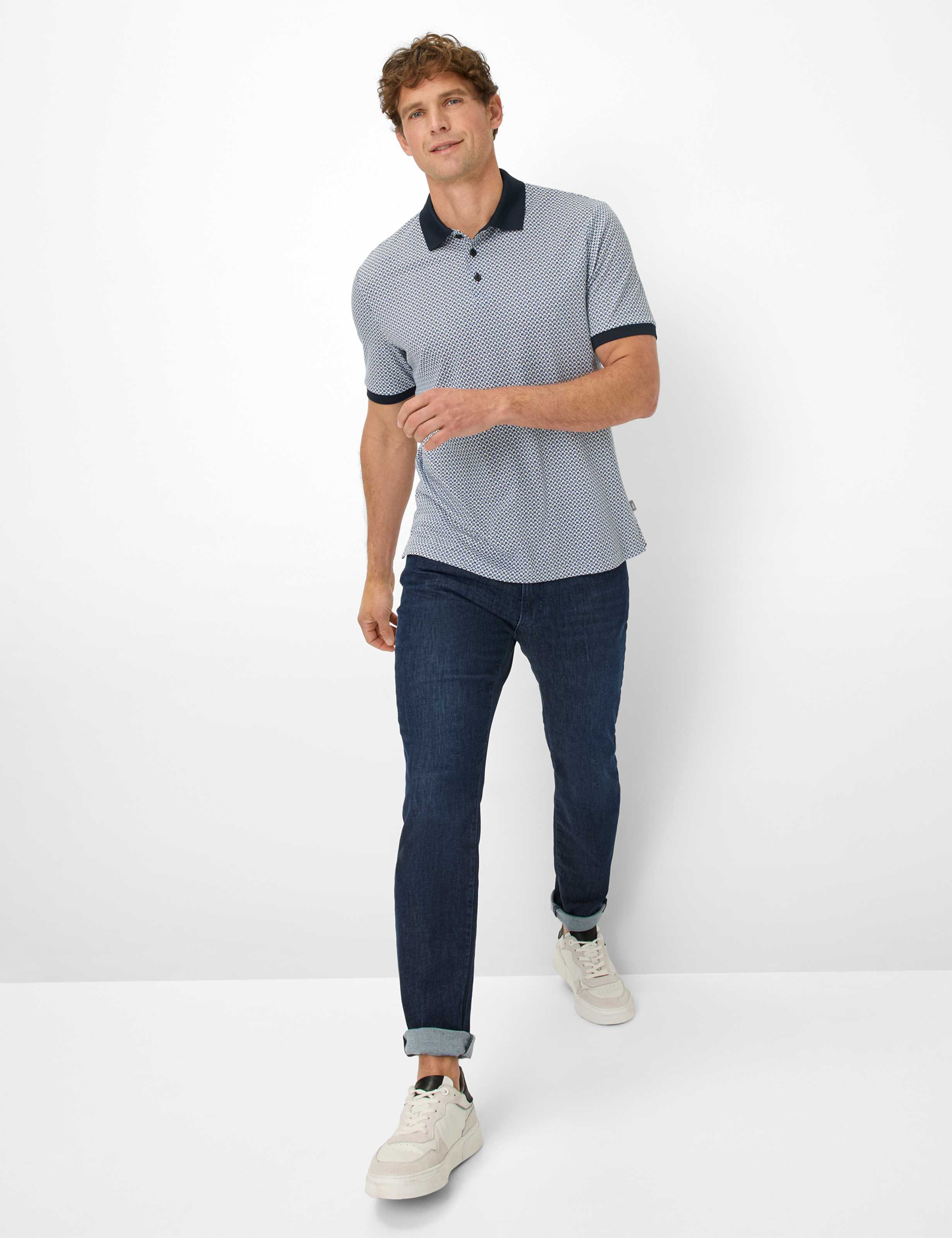 Men Style PERRY Blue  Model Outfit