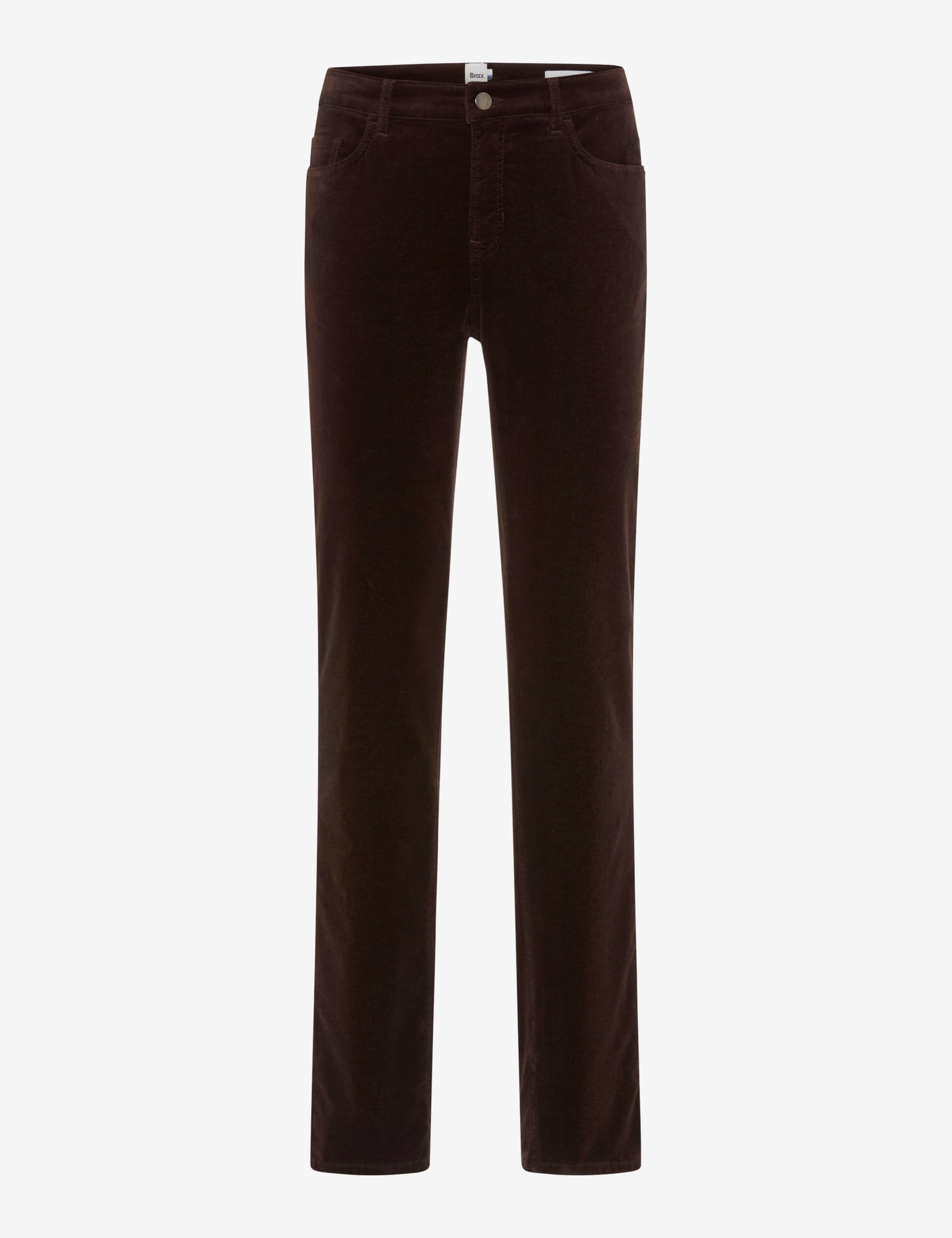 Femme Style MARY Marron Foncé Regular Fit Détourage avant