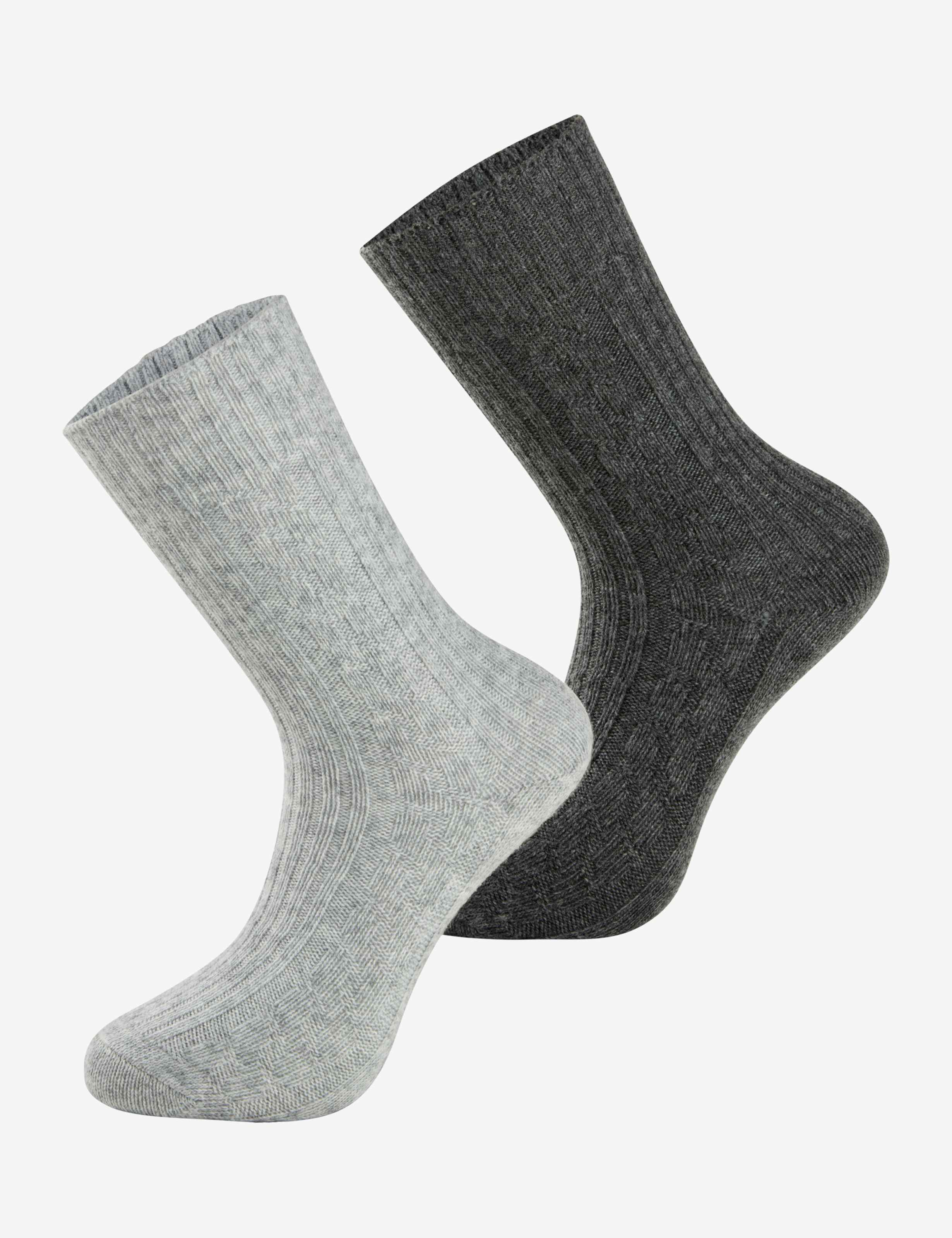 Damen Style DAMENSOCKEN Hellgrau  Freisteller Rueck