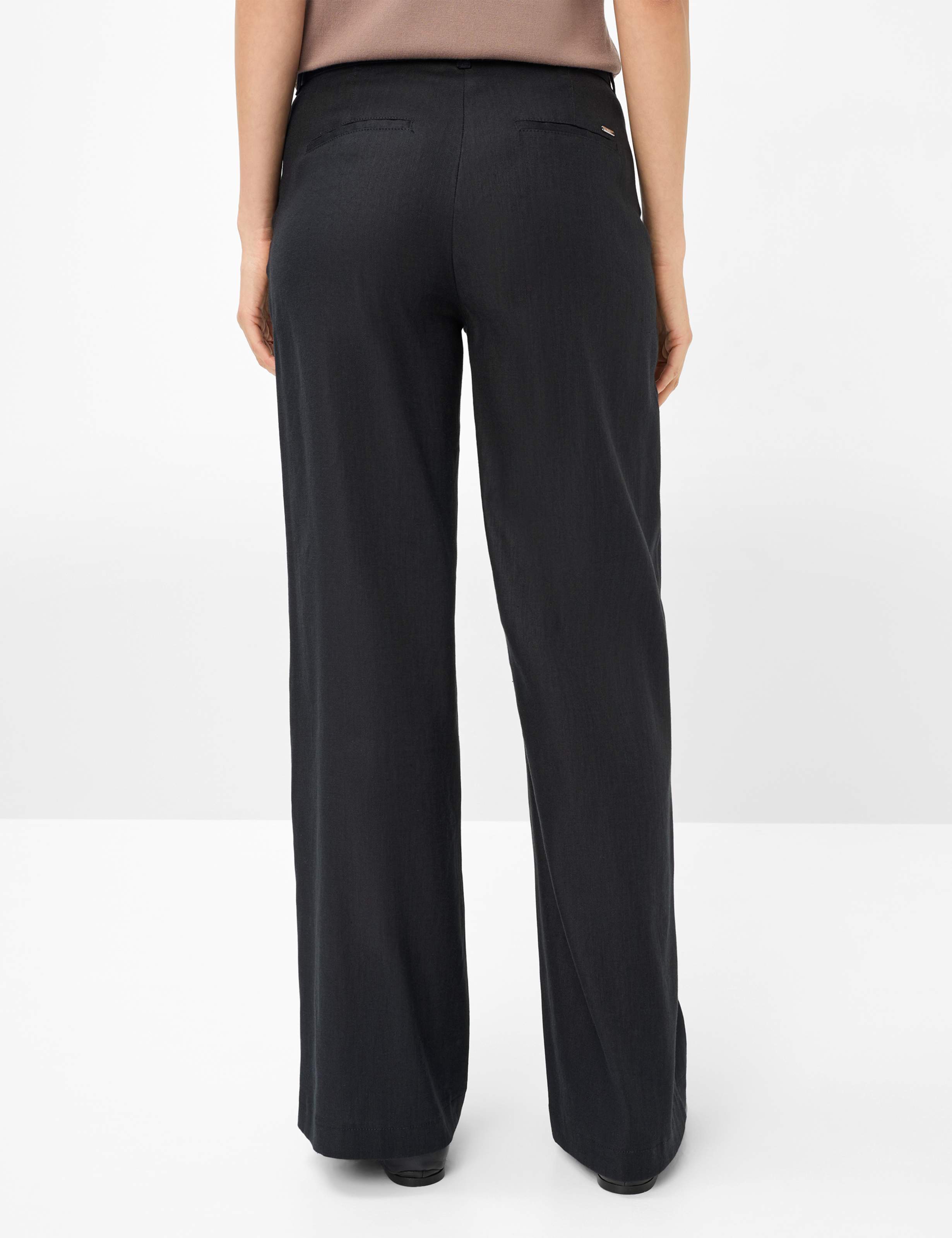 Women Style MAINE Black Wide Leg Model back