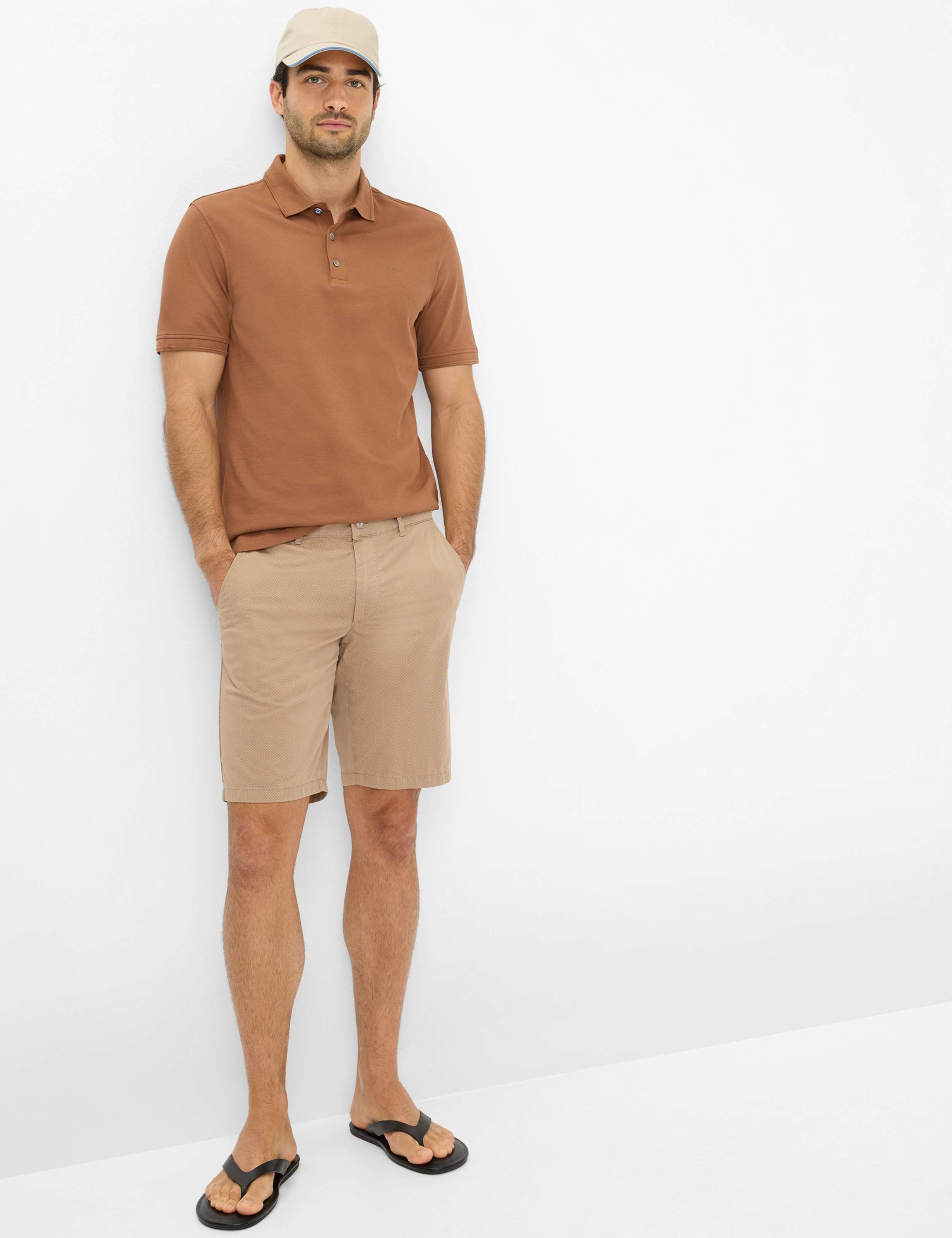 Herren Style BOZEN Braun Regular Fit Model Outfit