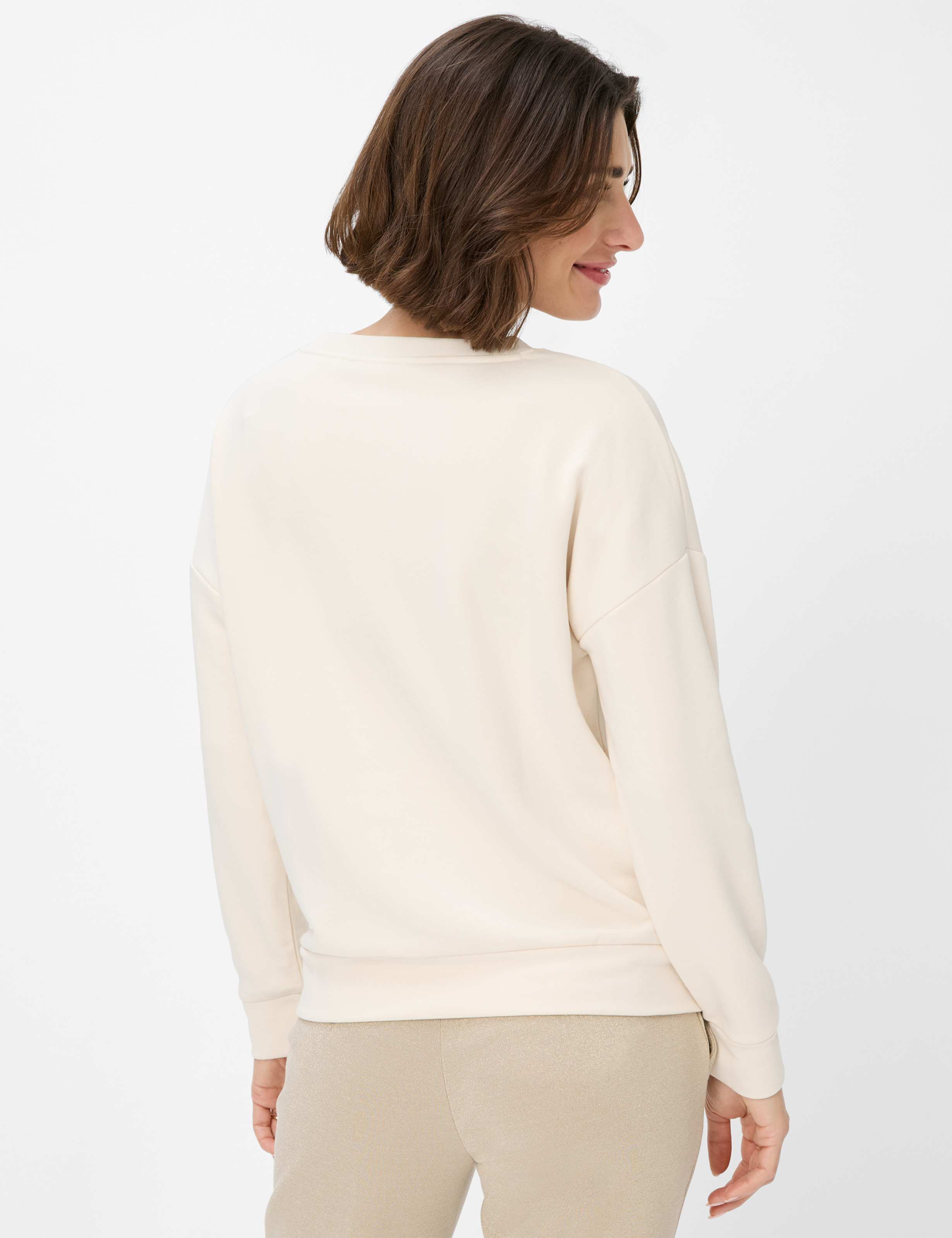 Damen Style BO Cremeweiß  Model Rueck