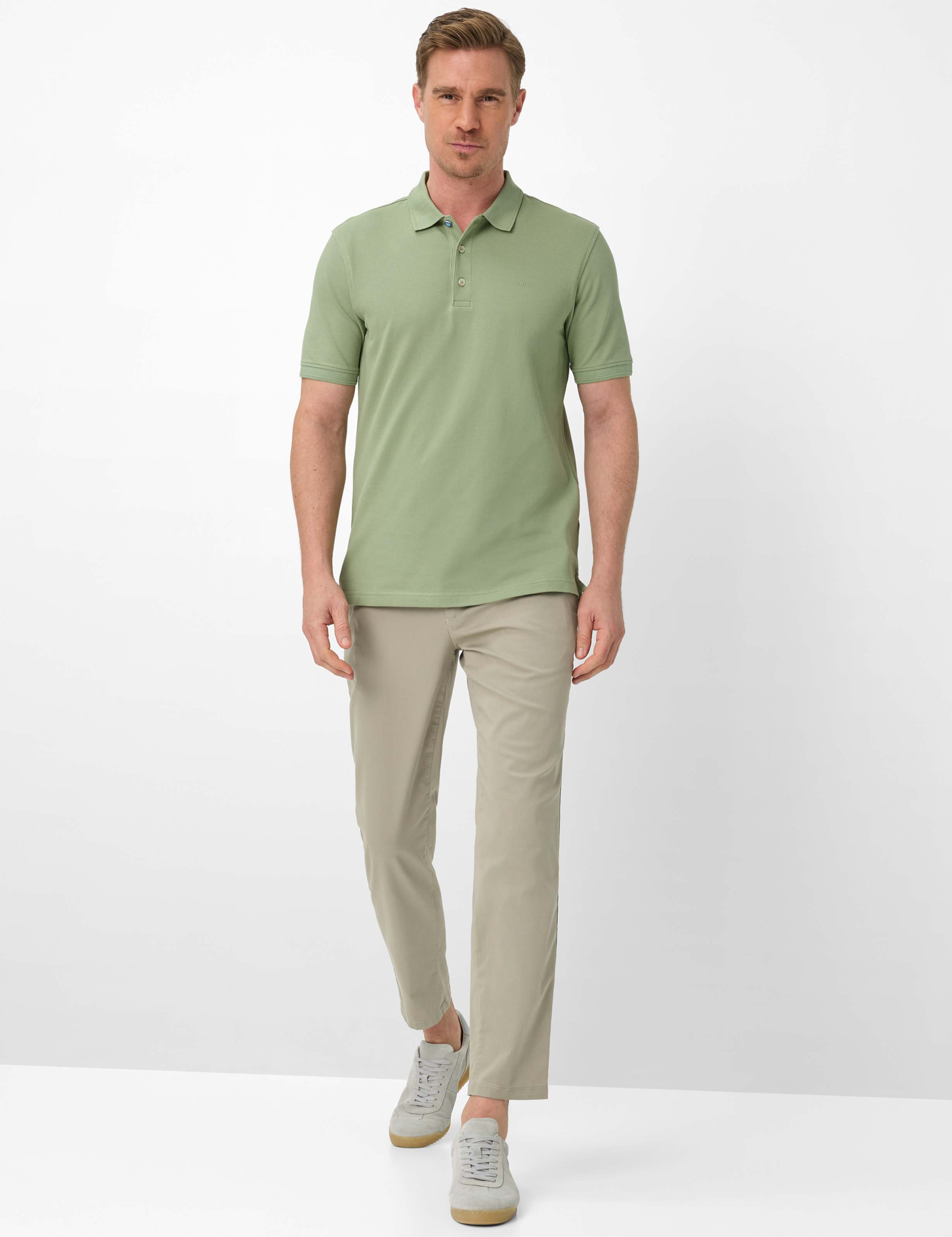 Heren Style PETE Groen  Model outfit