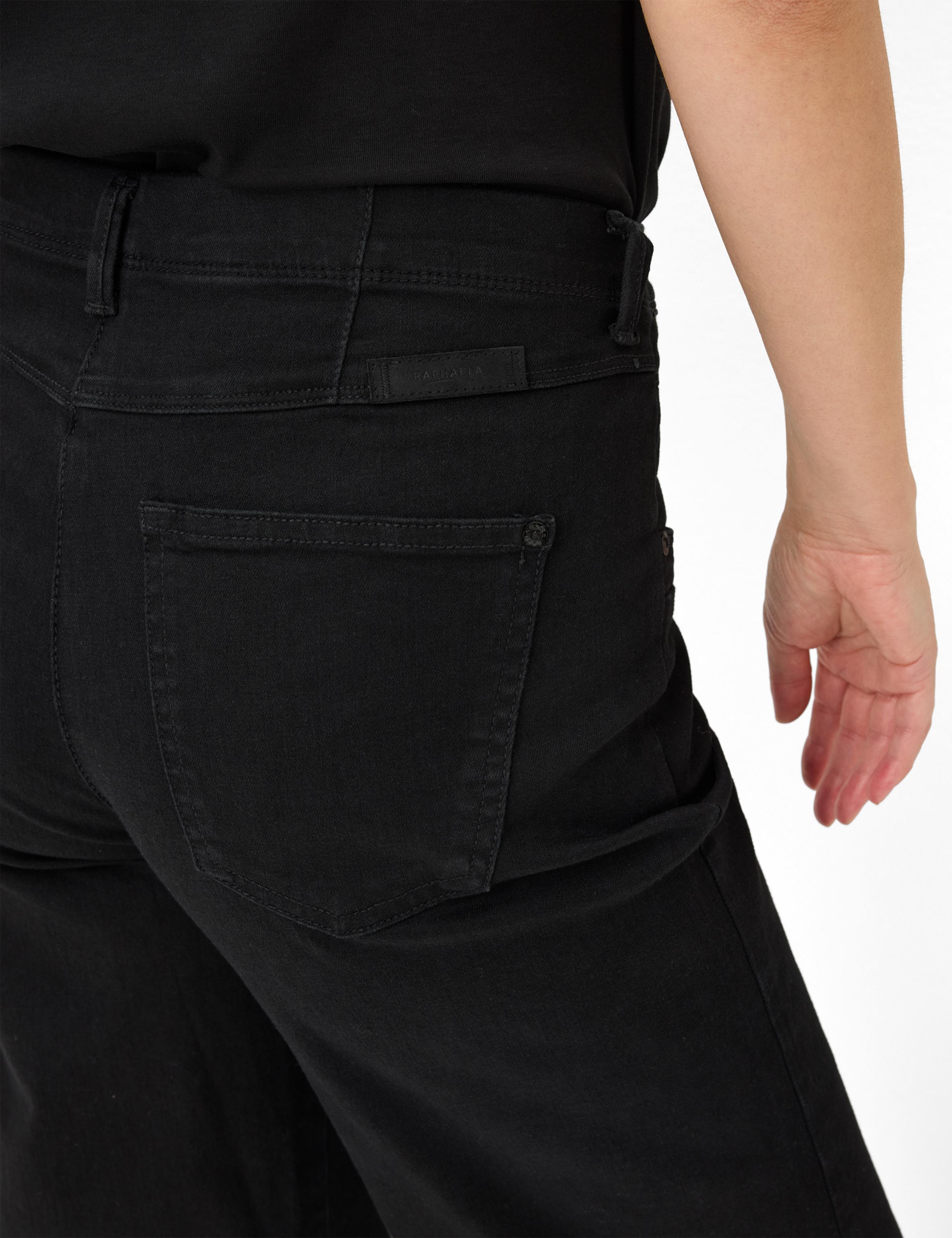 Femme Style LAURA FLARED Denim Noir Super Slim Fit Détail 2