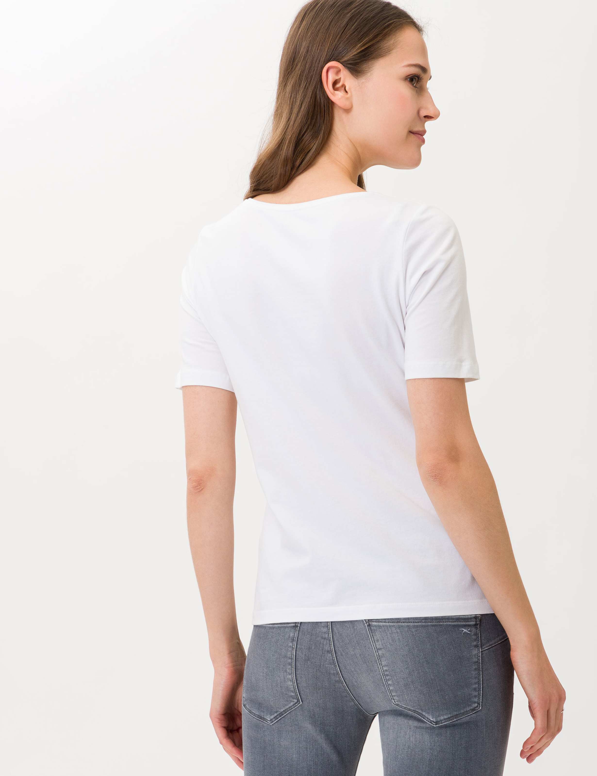 Damen Style CORA Cremeweiß  Model Rueck