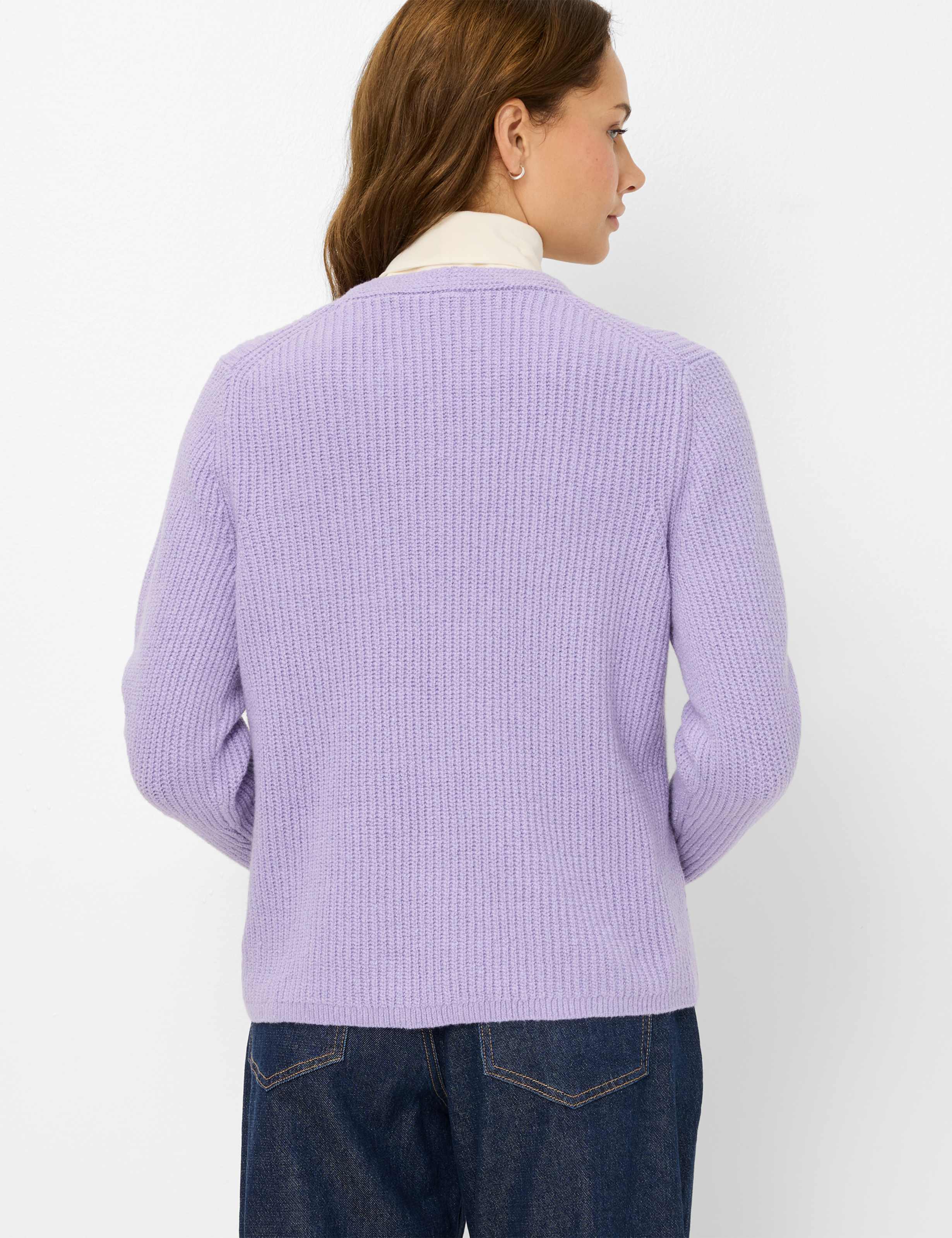 Thumbnail - Brax Damen Strickpullover Style LANA gentle lilac, helles lila, Gr. 34