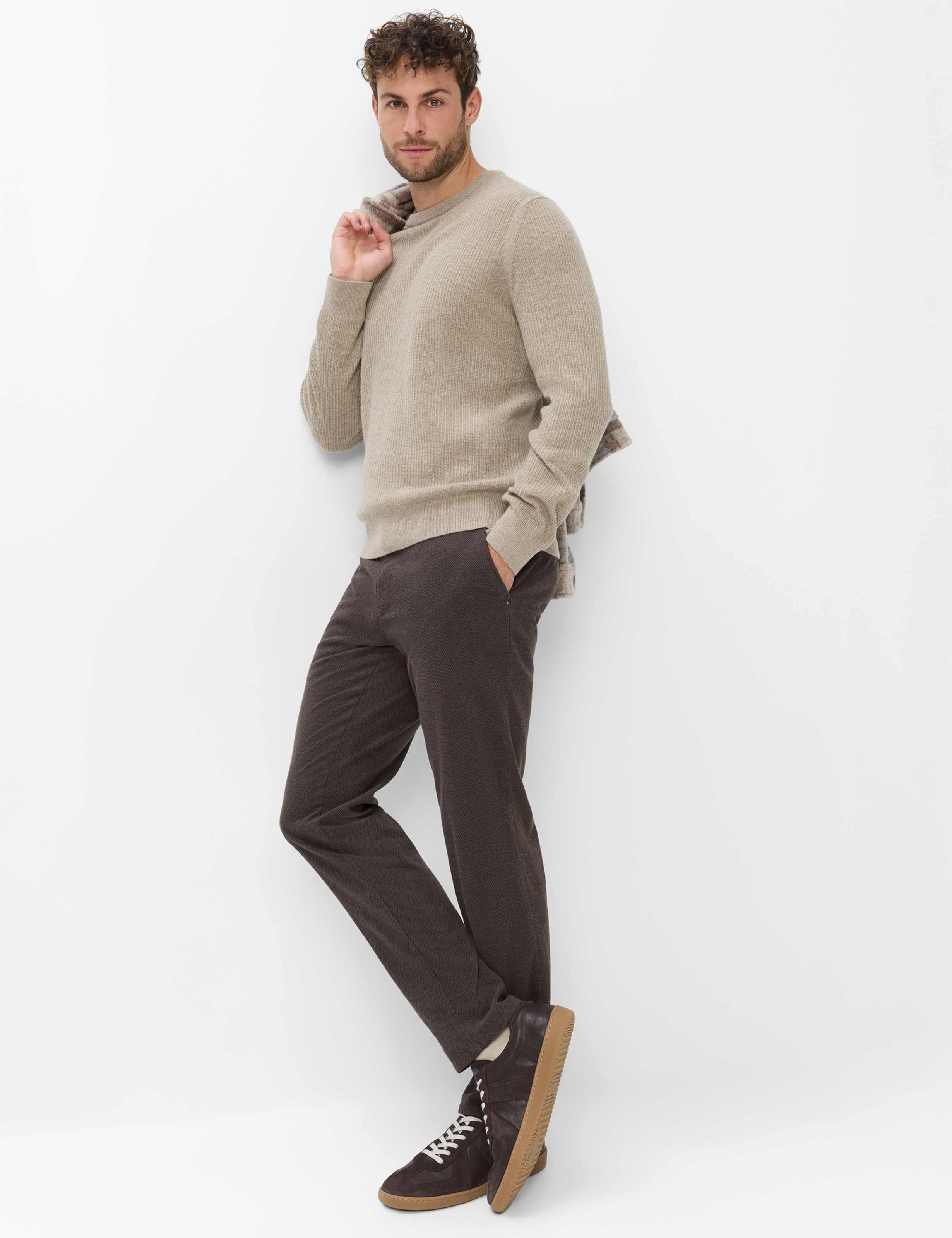 Men Style RICK Light Brown  Model Outfit