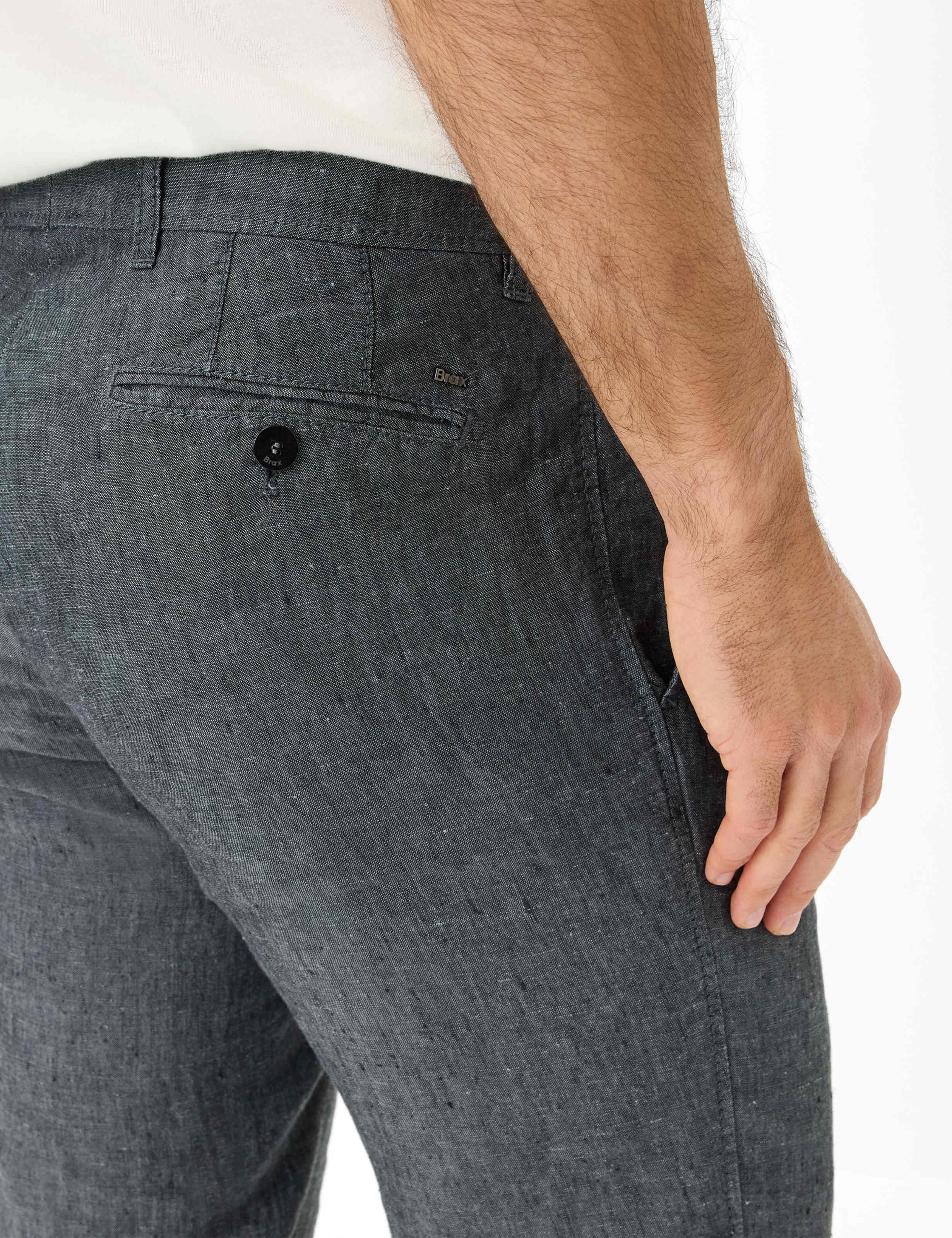 Heren Style EVANS Donkergrijs Regular Fit Detail 2