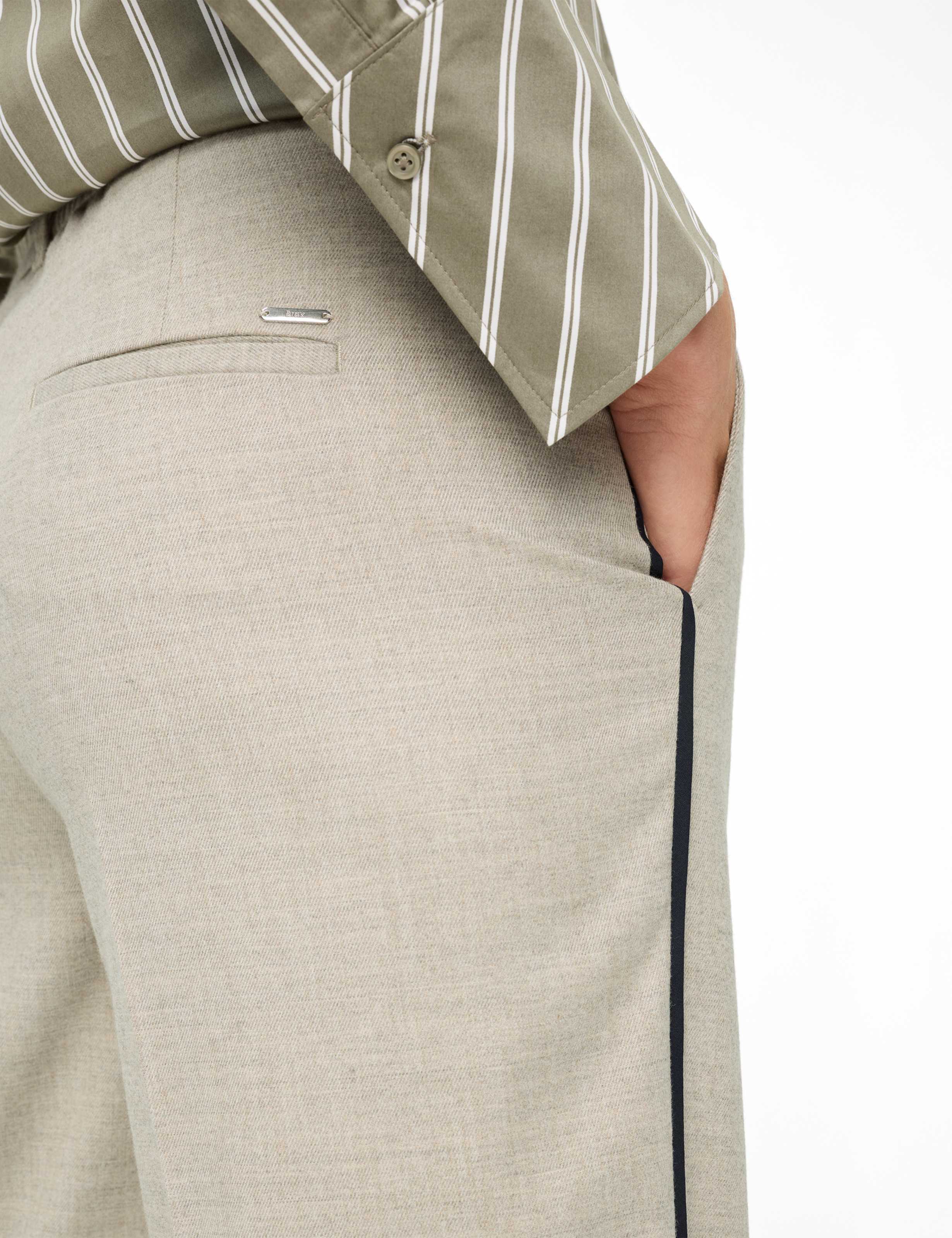 Femme Style MAINE Beige Clair Wide Leg Détail 2