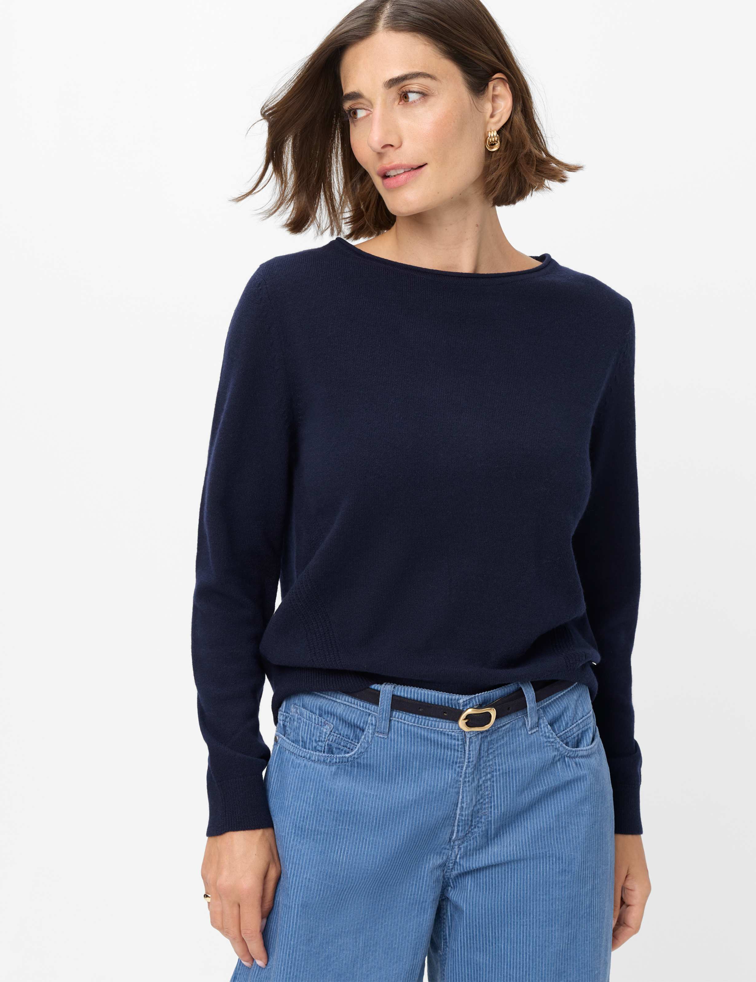 Femme Style LISA Bleu Foncé  Devant mannequin