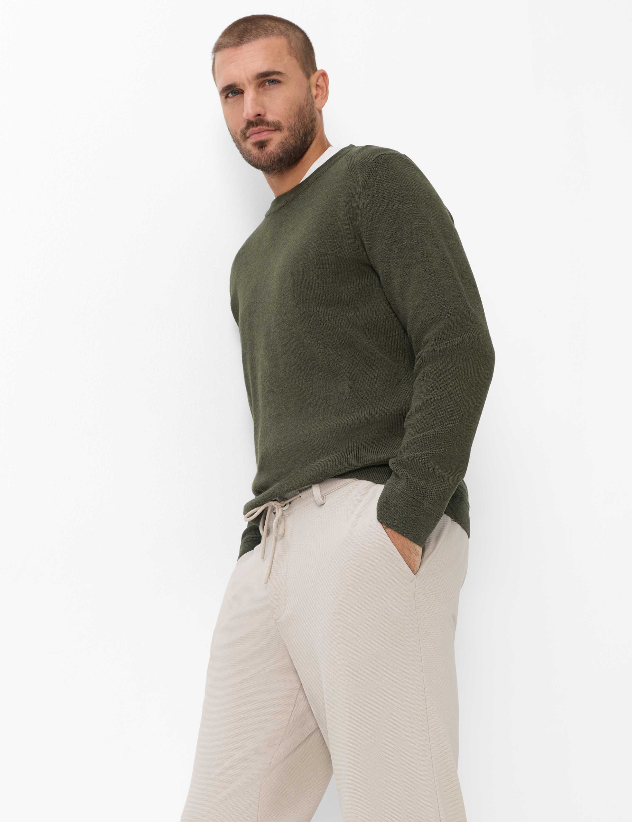 Homme Style PERCY Beige Relaxed Fit Détail 1