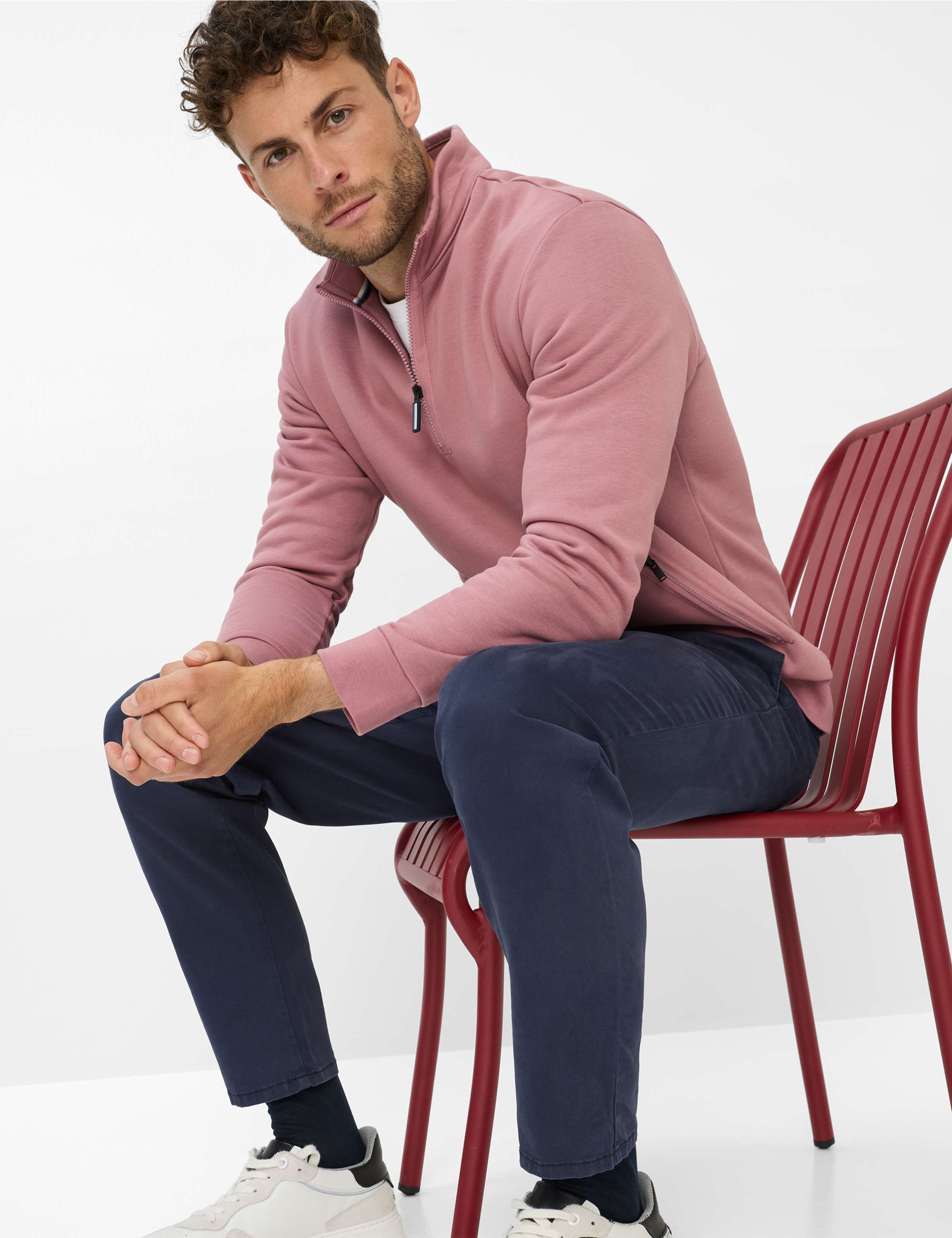 Herren Style TINO Dunkelblau Relaxed Fit Detail 1