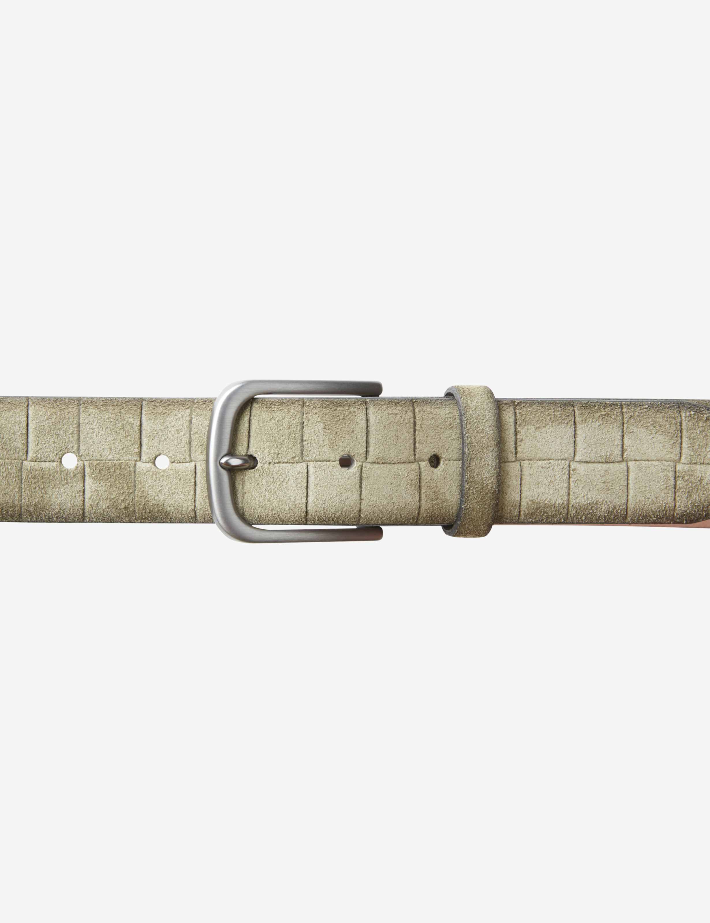 Heren Style HEREN RIEM Groen - Olijf  Detail 1