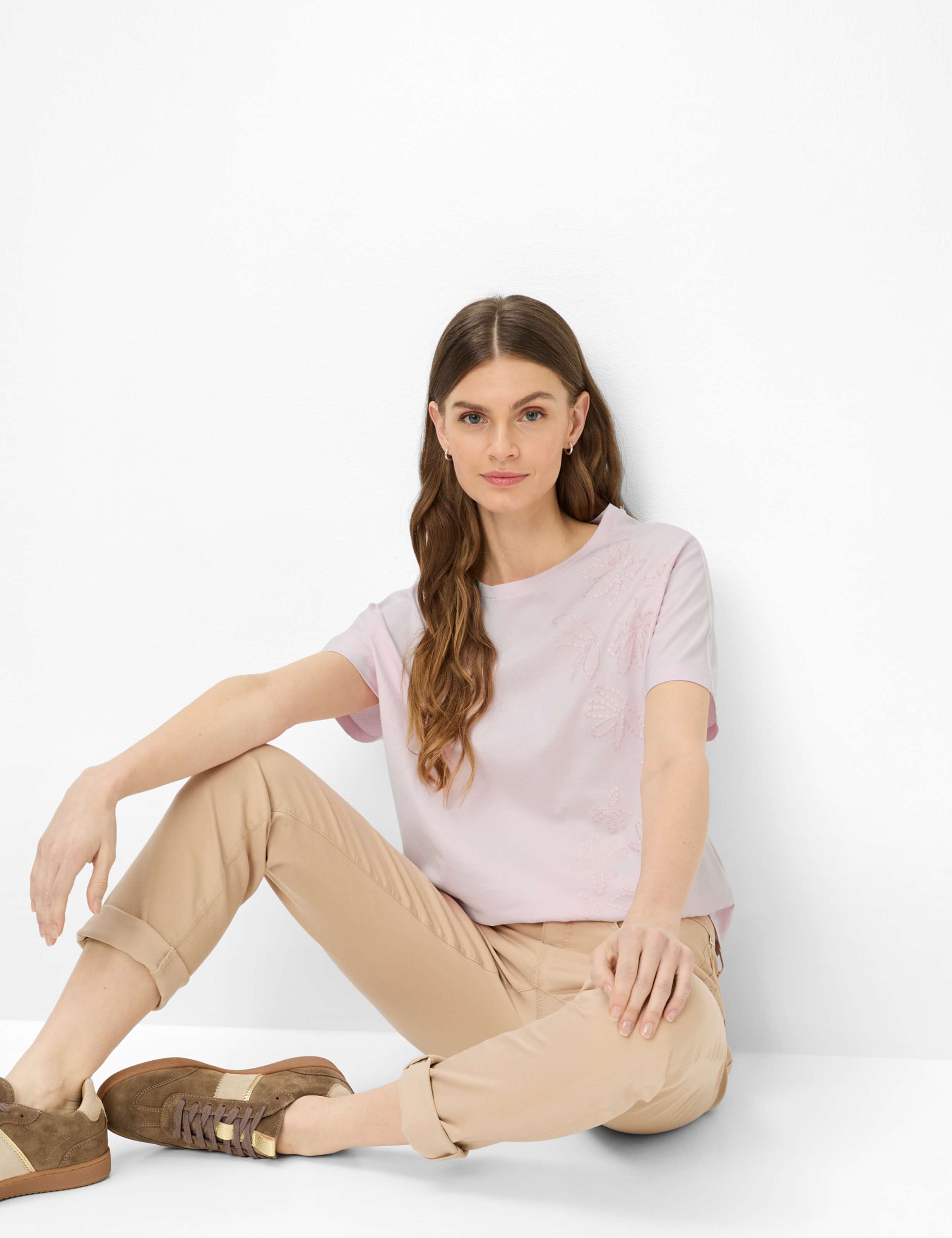 Damen Style CAROLA Denim Beige Feminine Fit Detail 1