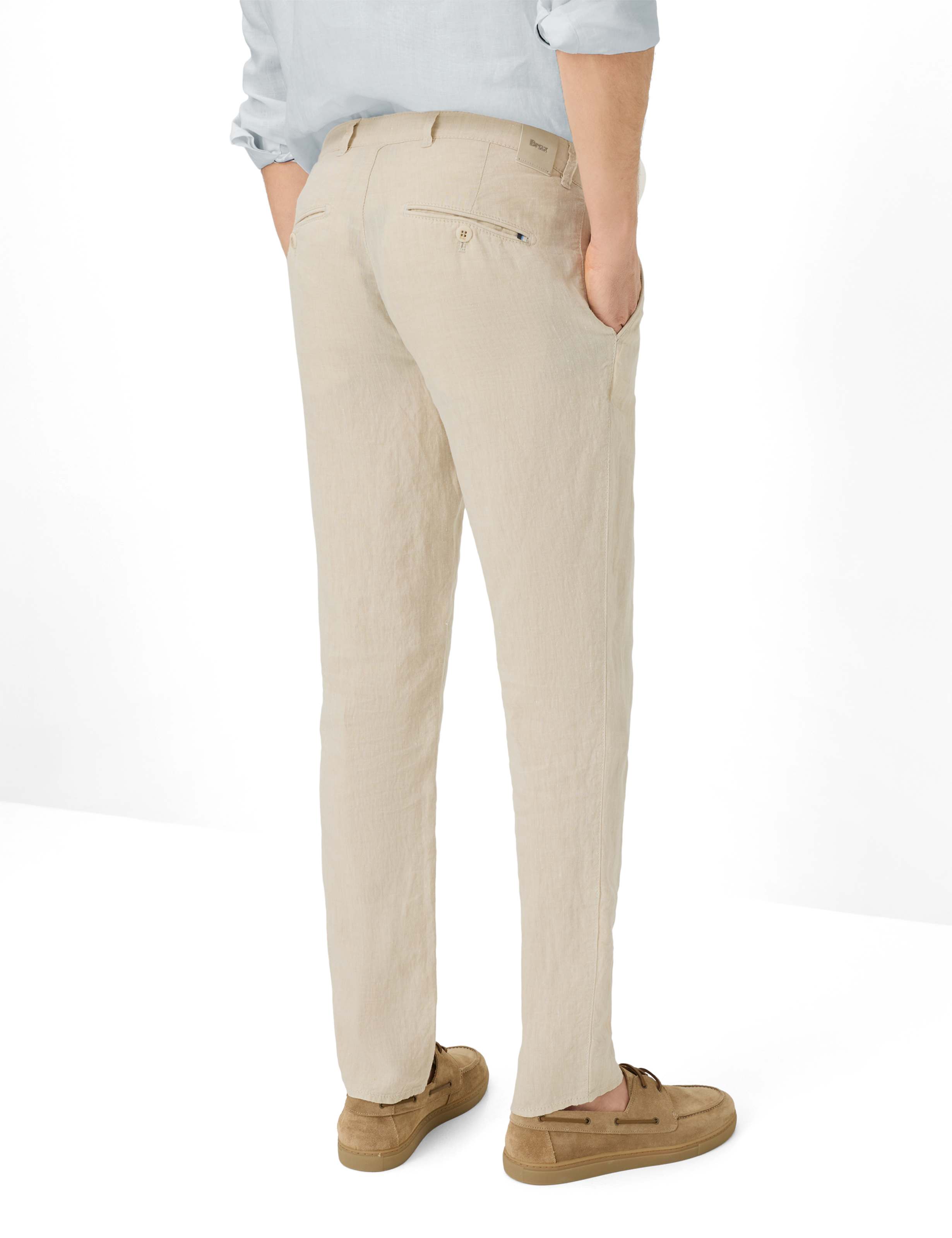 Thumbnail - Brax Herren Hose Style FABIO SAND, hellbeige, Gr. 46/34