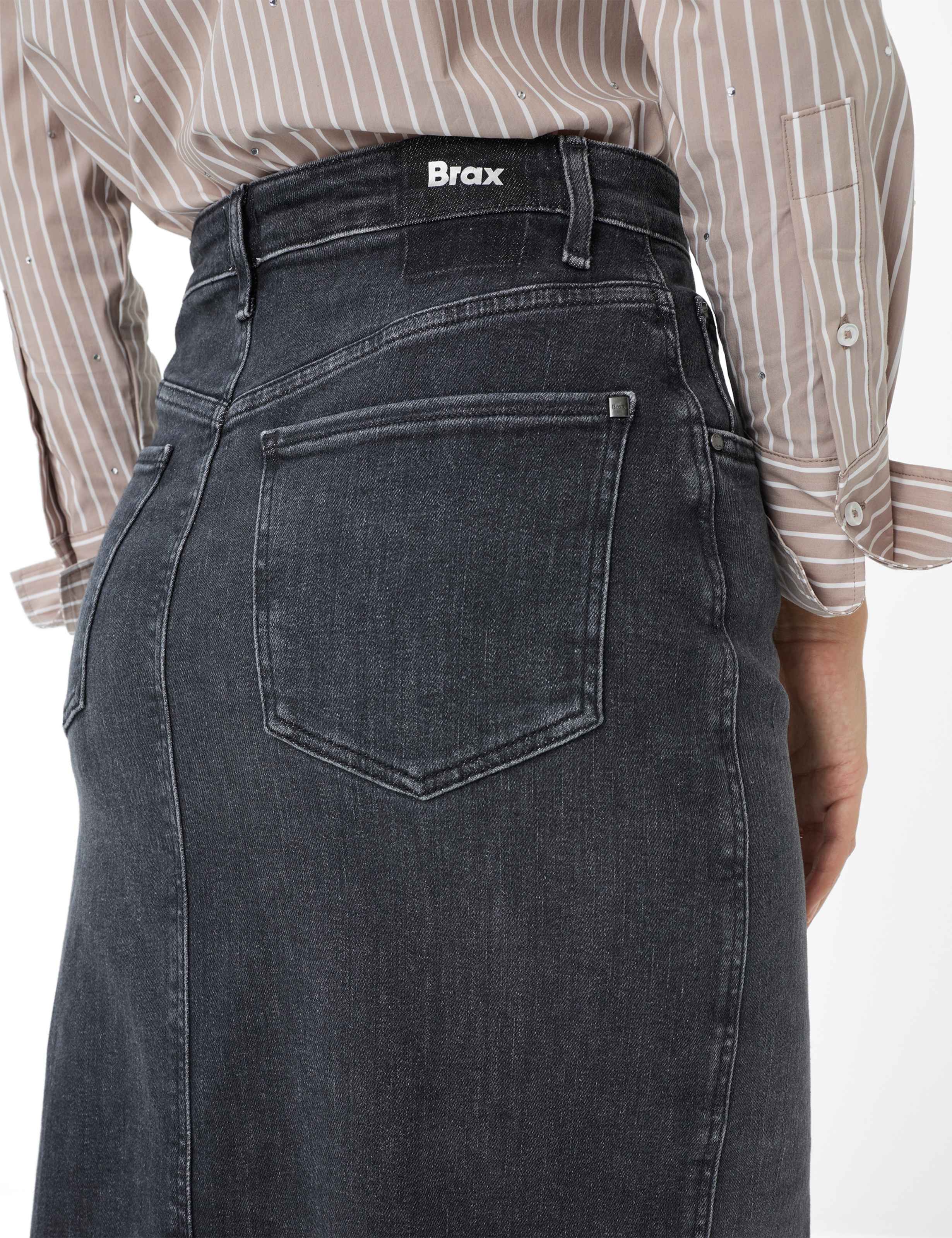Damen Style KACIE Denim Dunkelgrau Slim Fit Detail 2