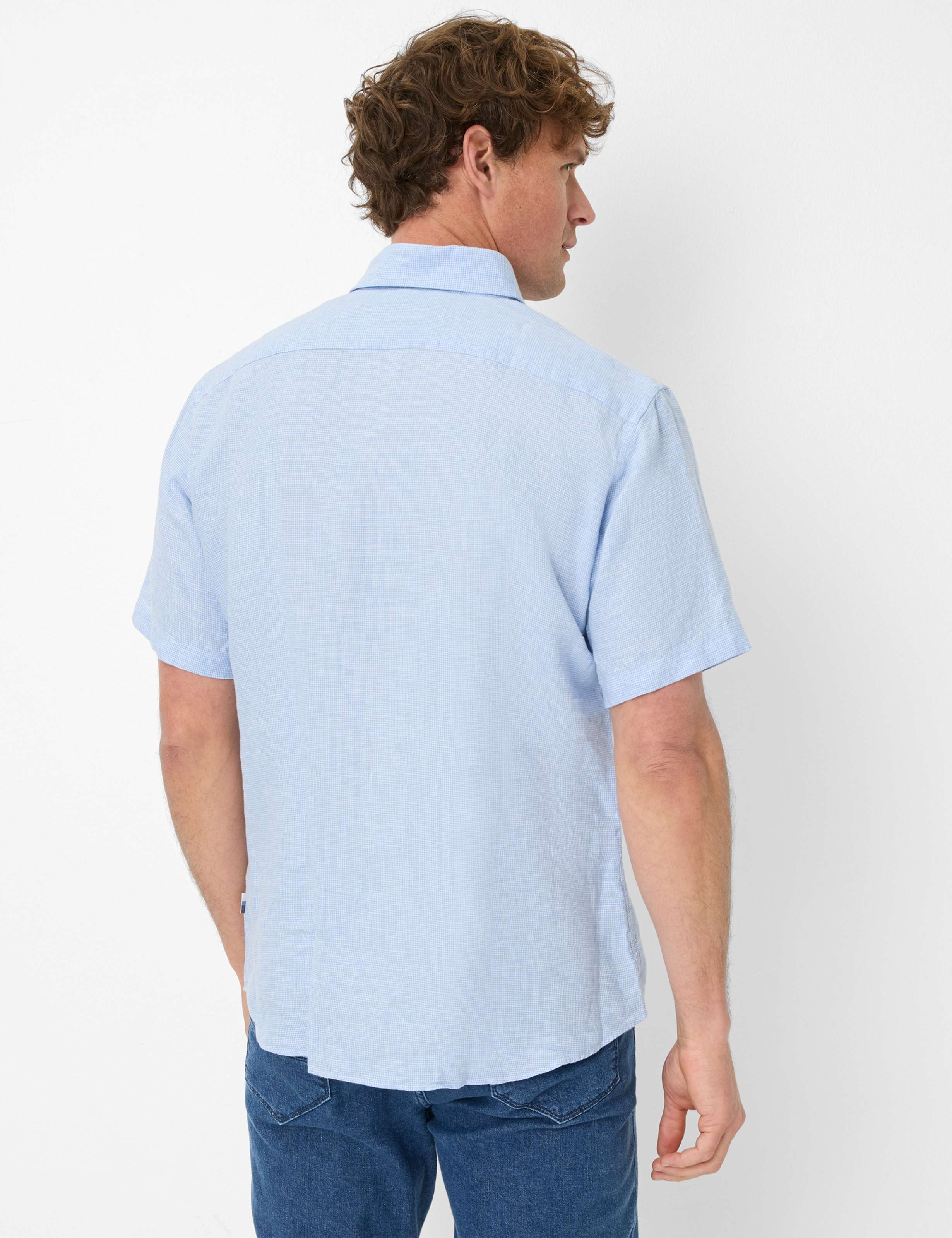 Herren Style DAN Hellblau  Model Rueck