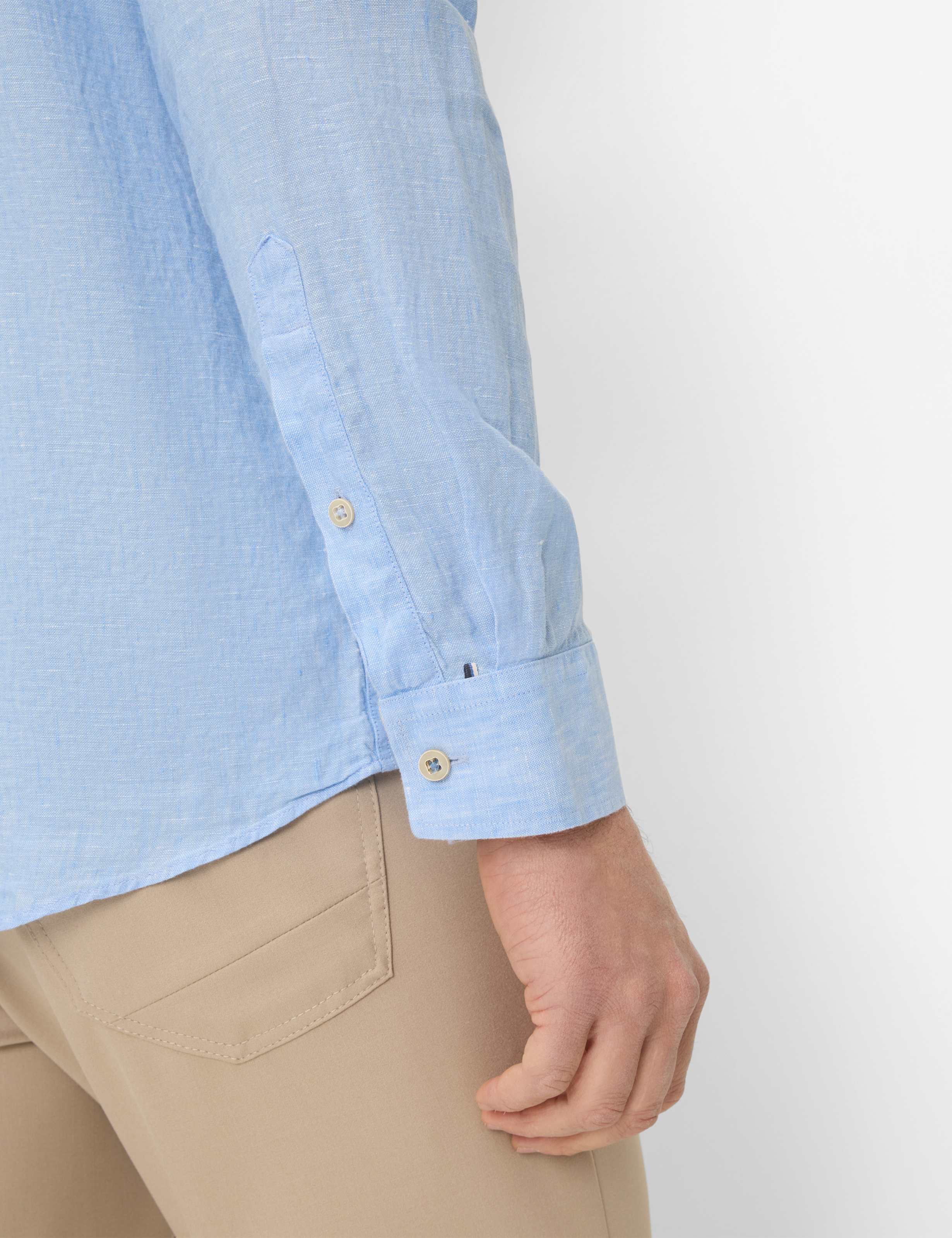 Herren Style HAROLD Hellblau  Detail 2