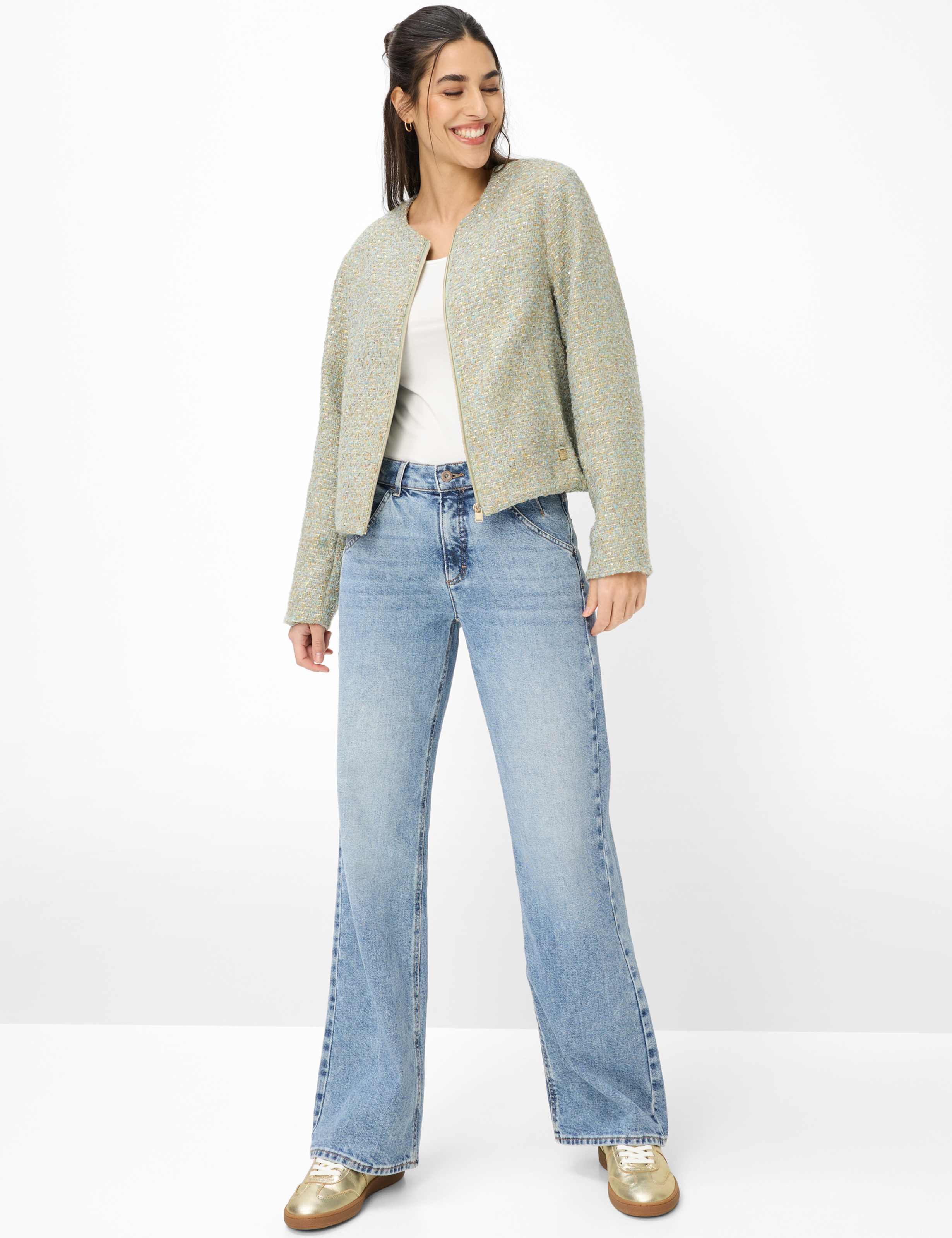 Femme Style LYON Vert Clair  Tenue du mannequin