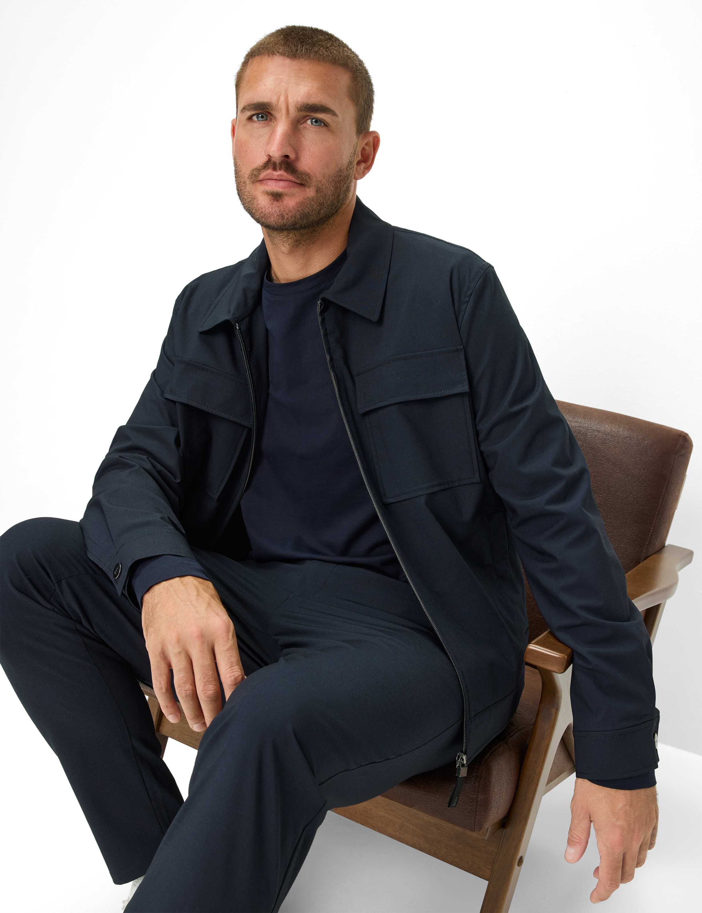 Herren Style RENZO Dunkelblau  Detail 1