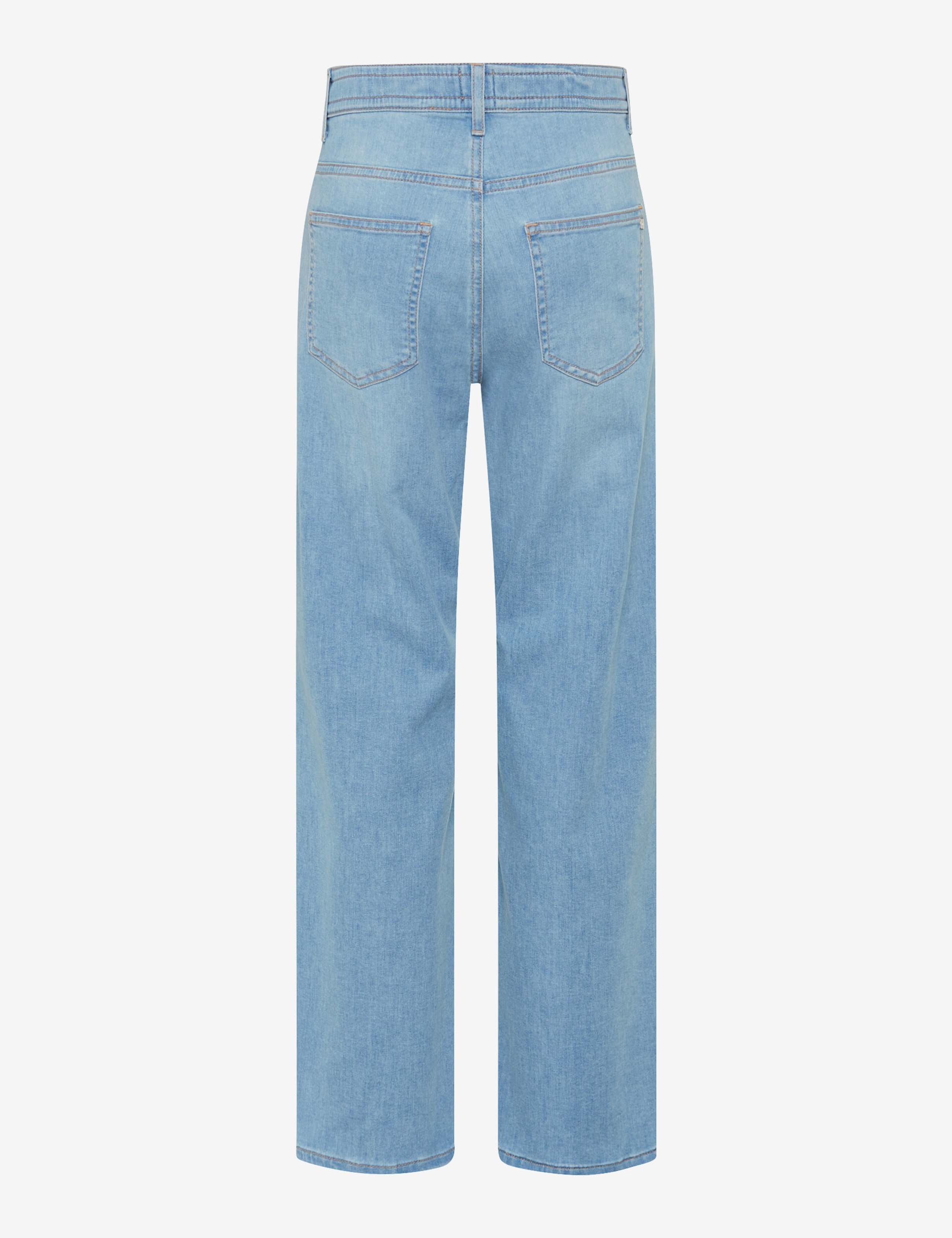 Femme Style MAINE S Denim Bleu Wide Leg Détourage arrière