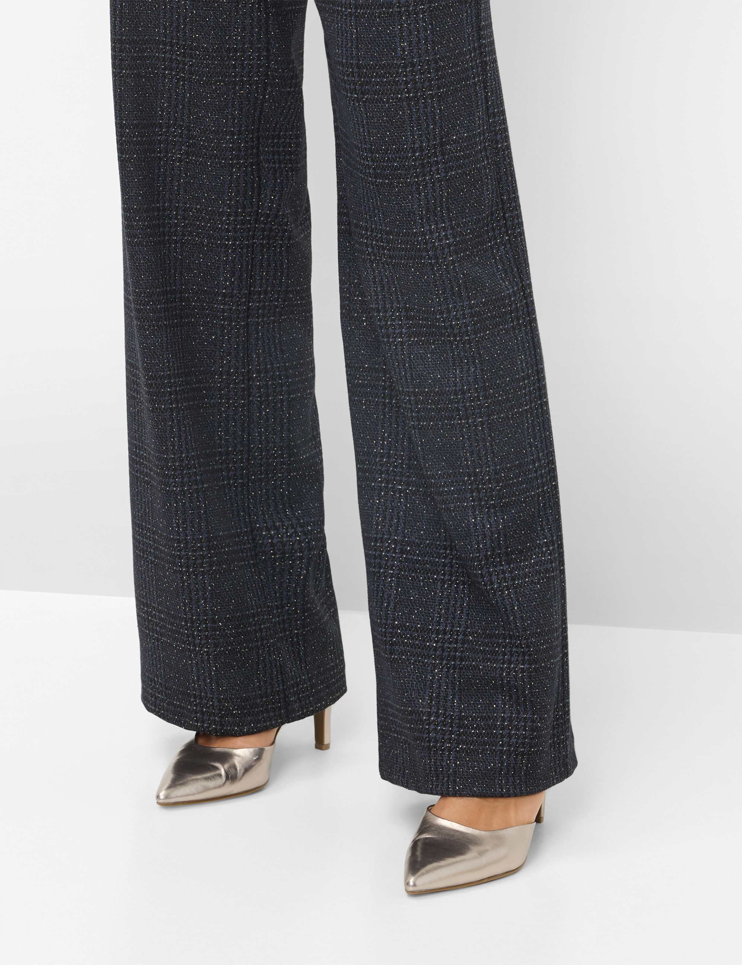 Femme Style MAINE Bleu Foncé Wide Leg Détail 2