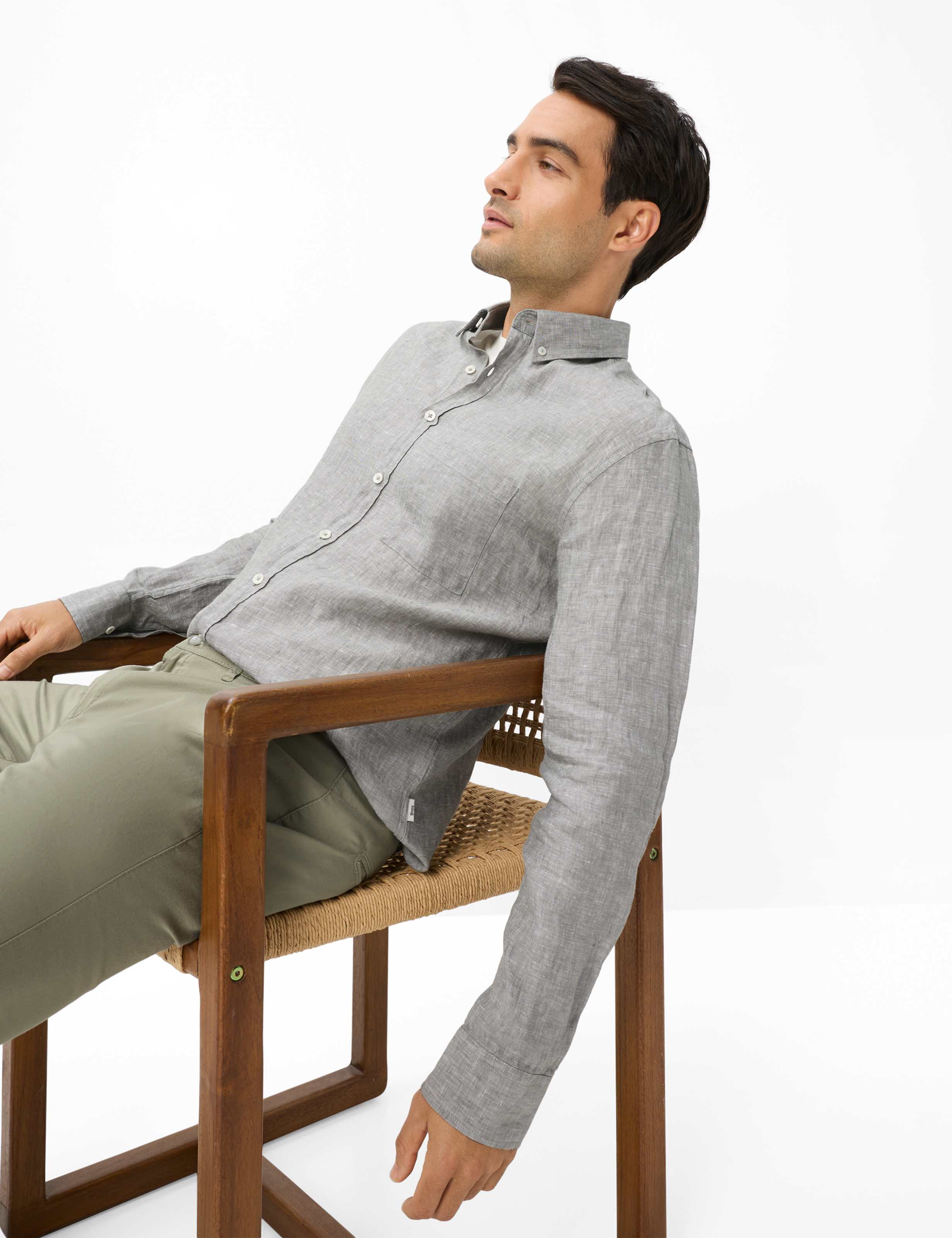 Herren Style DANIEL Grün - Khaki  Detail 1