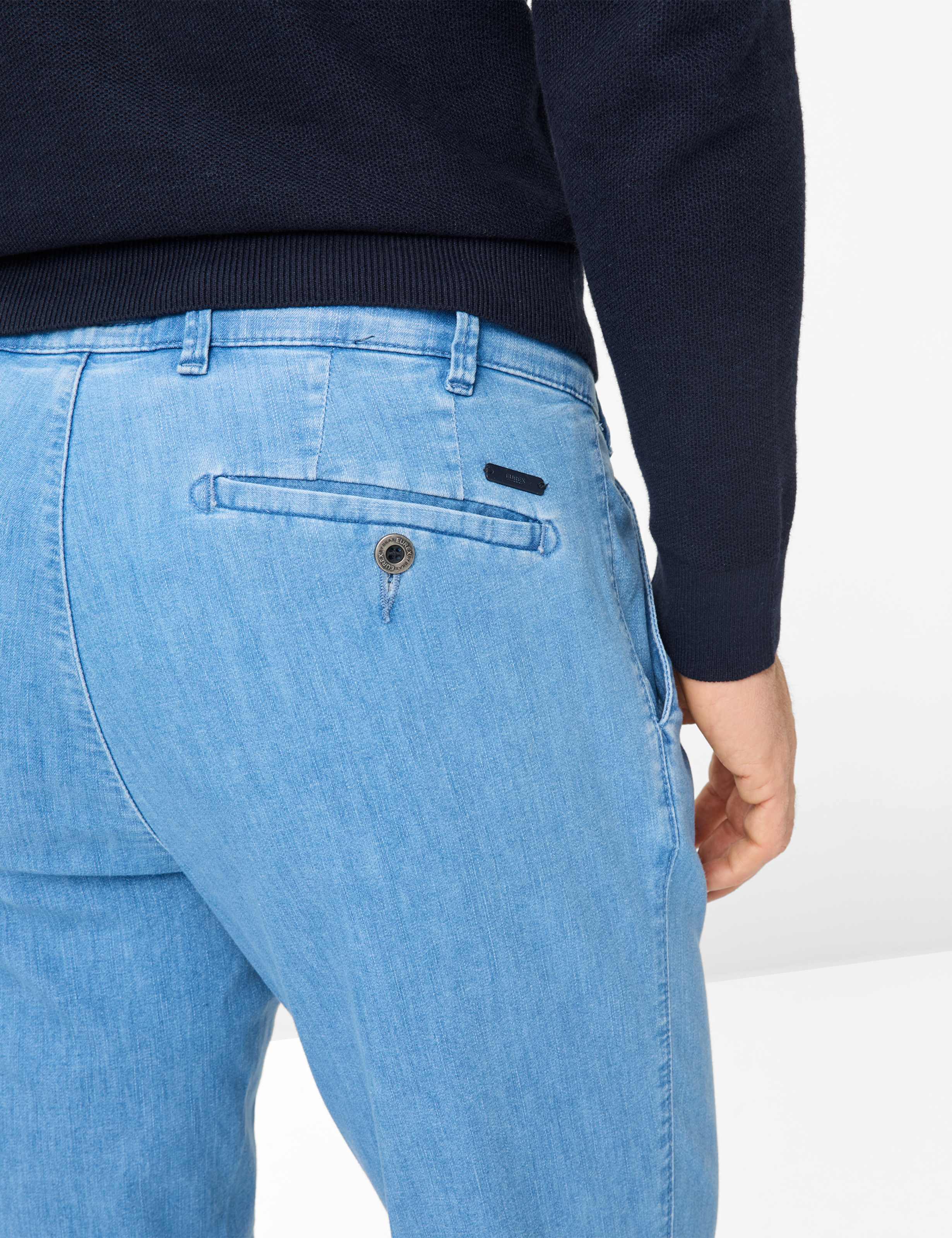 Herre Style LUIS Denim Blå Regular Fit Detalje 2