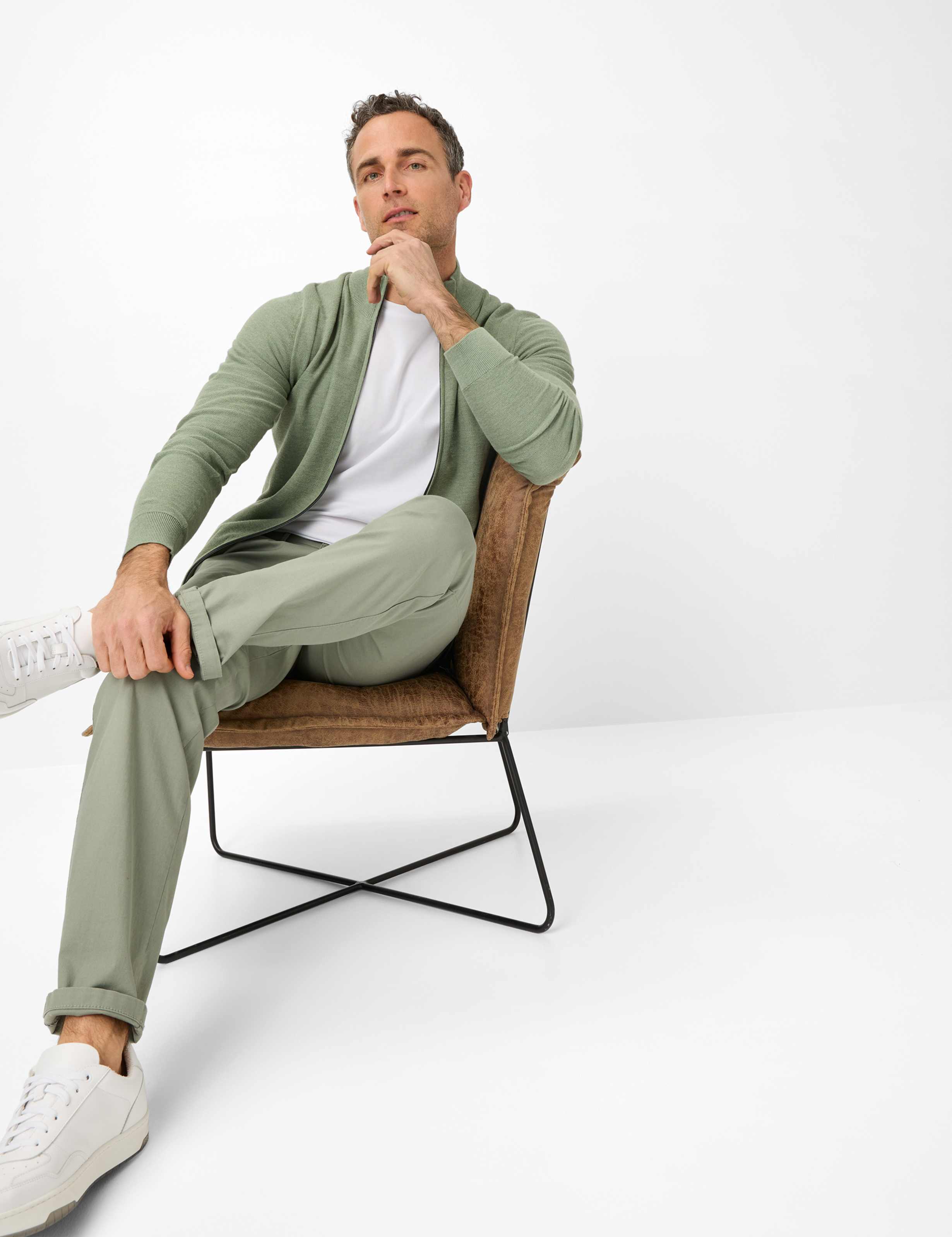Herren Style THILO Grün Regular Fit Detail 1