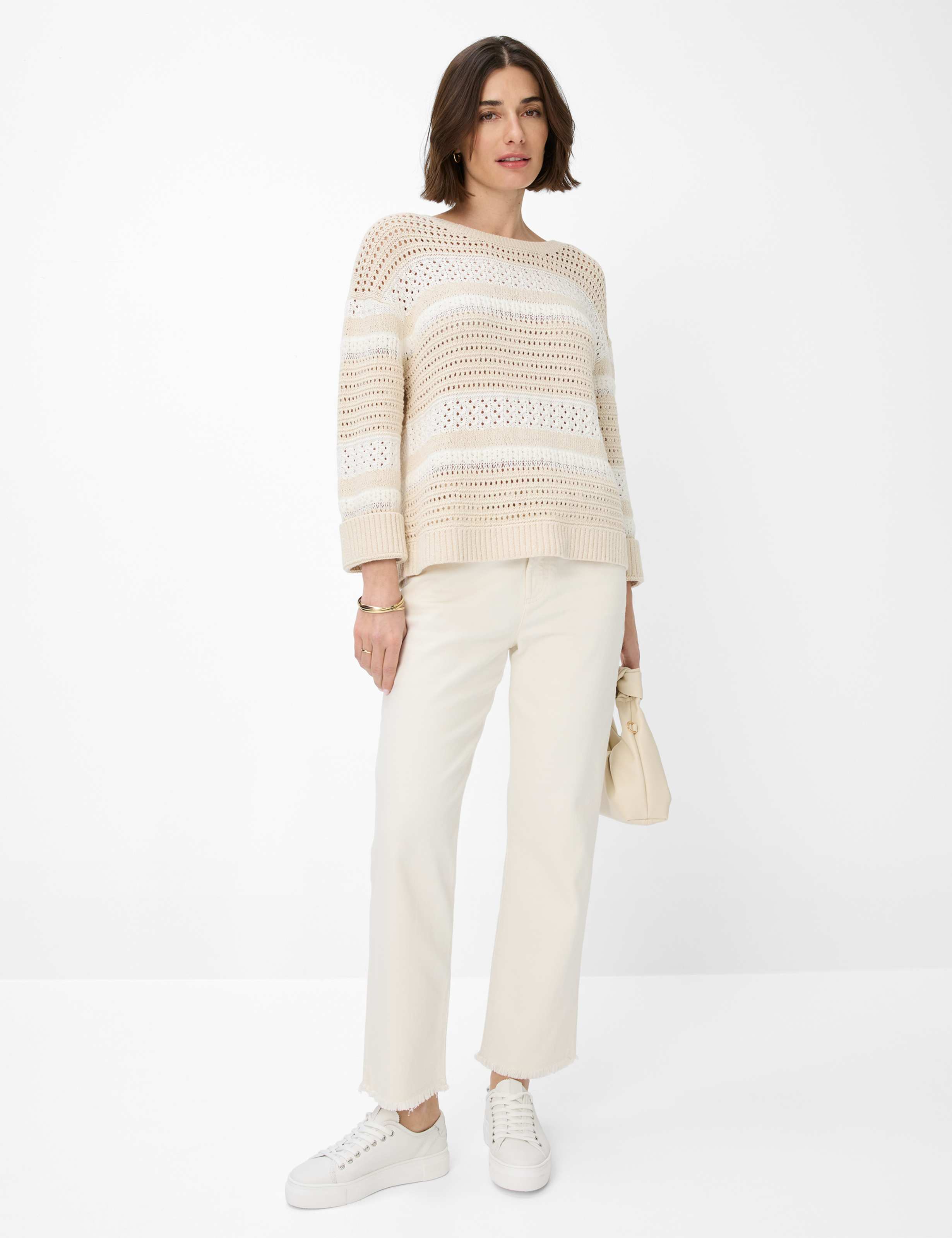 Damen Style LIZ Hellbeige  Model Outfit