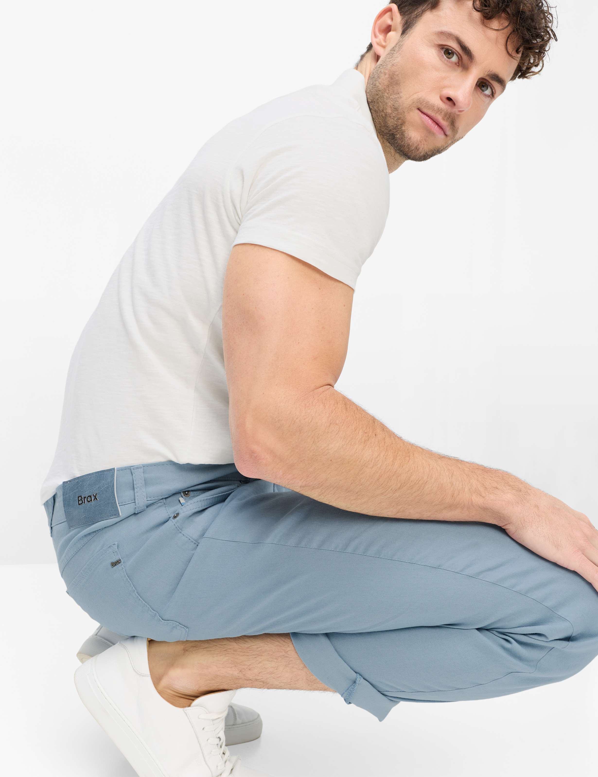 Heren Style COOPER Blauw Regular Fit Detail 1