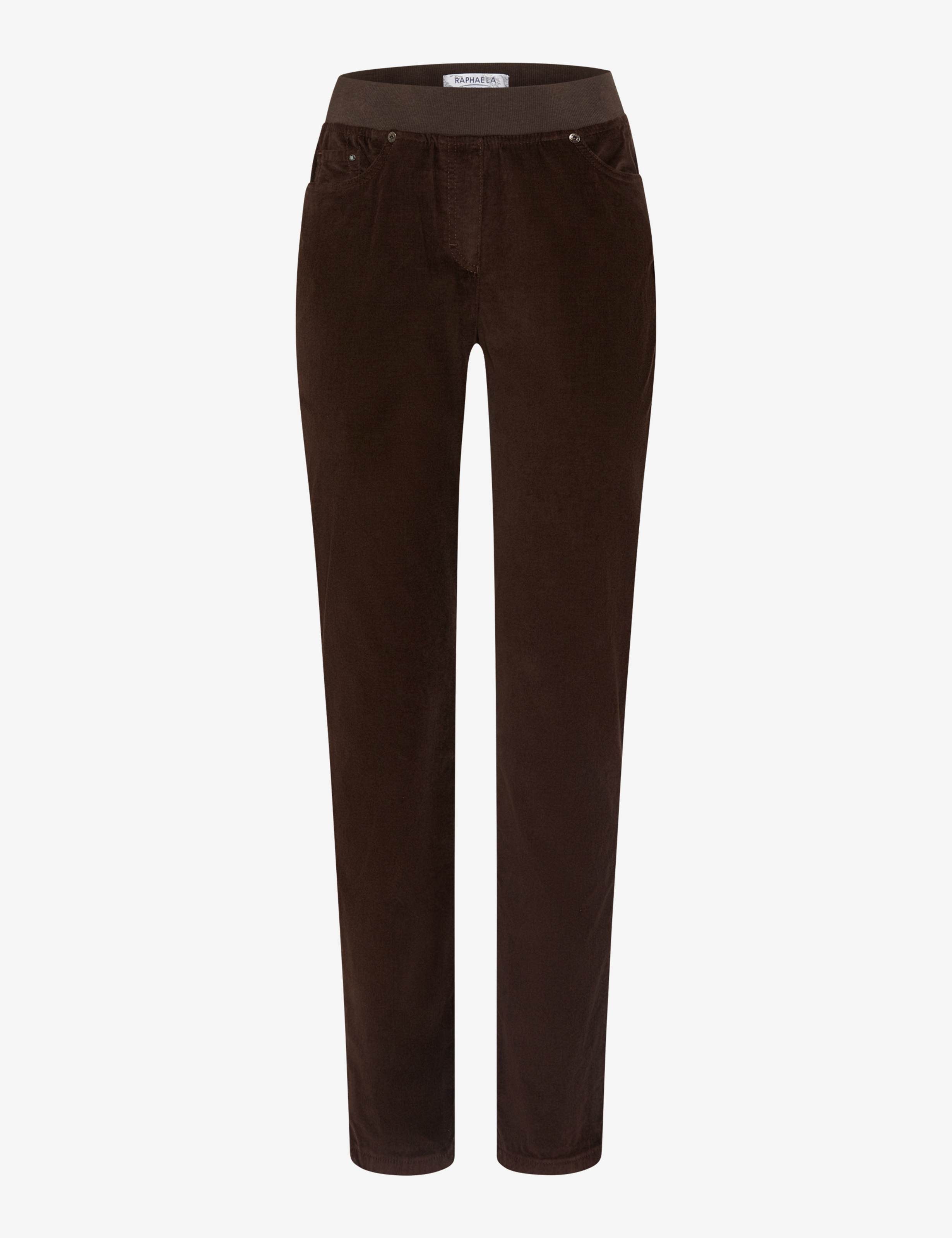 Women Style PAMINA Dark Brown Slim fit Stand-alone front view
