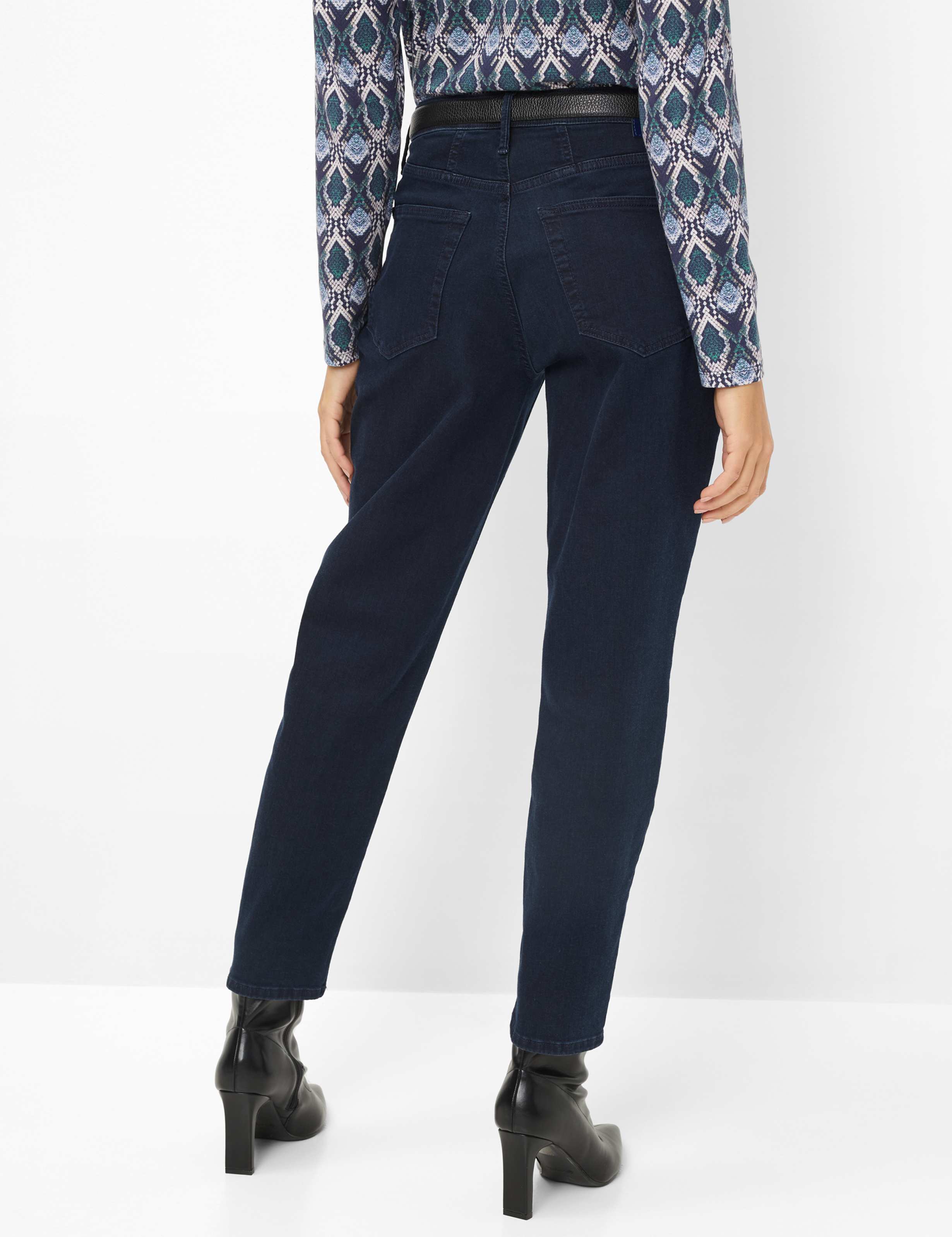 Thumbnail - Brax Damen Five-Pocket-Hose Style MILEY S CLEAN DARK BLUE, denim dunkelblau, Gr. 38