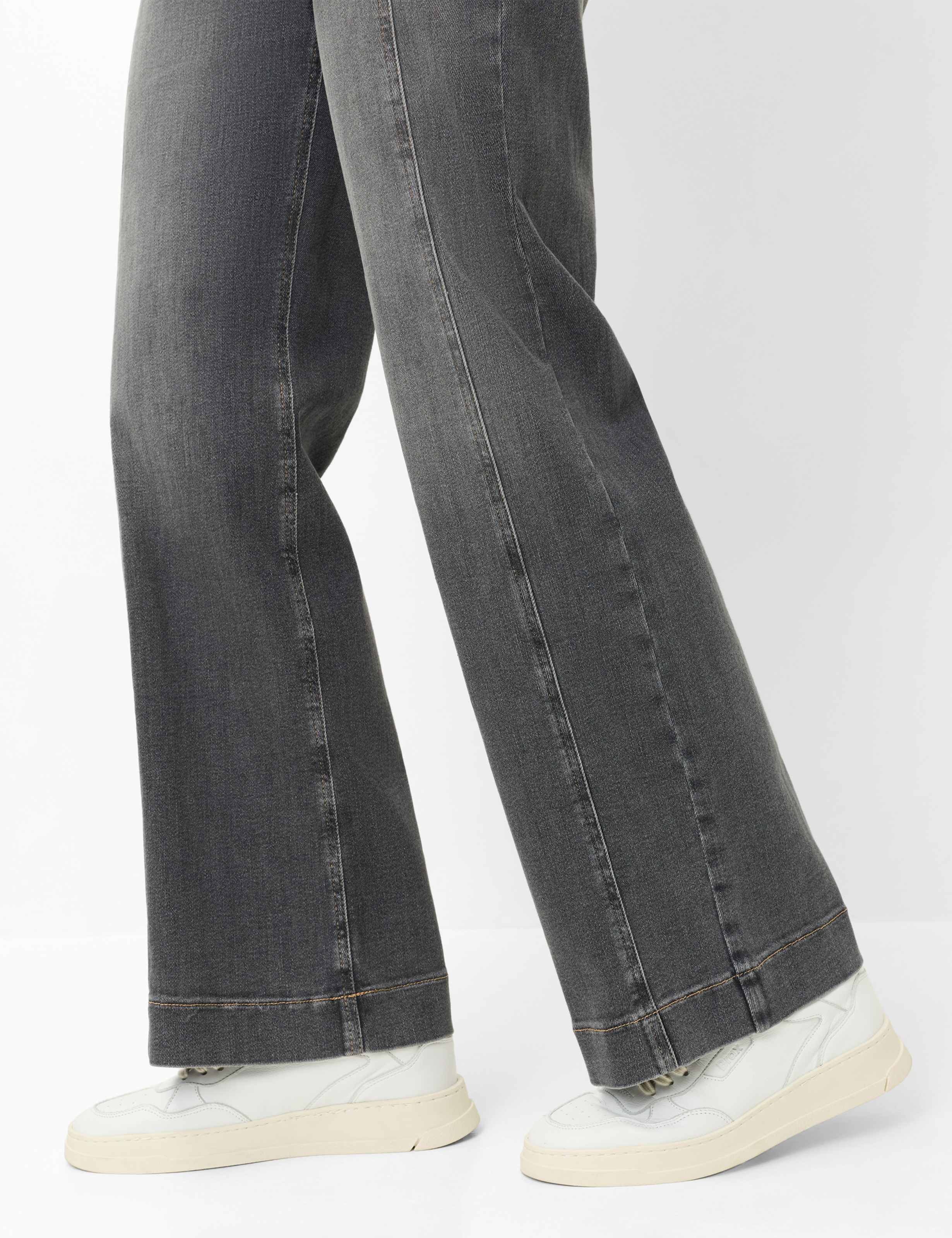 Damen Style MAINE Denim Grau Wide Leg Detail 2